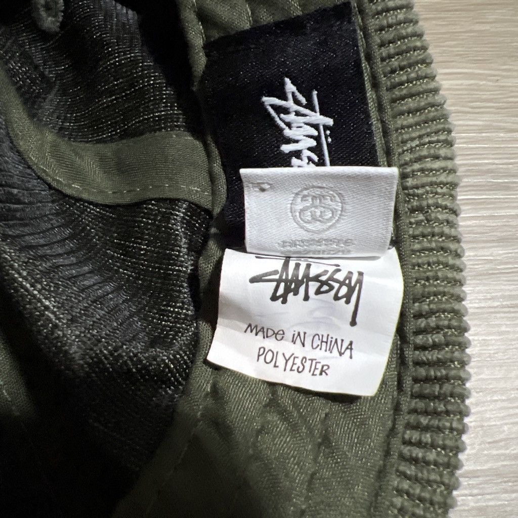Stussy Stüssy Corduroy Dad Hat – Olive Green Size ONE SIZE - 4 Thumbnail