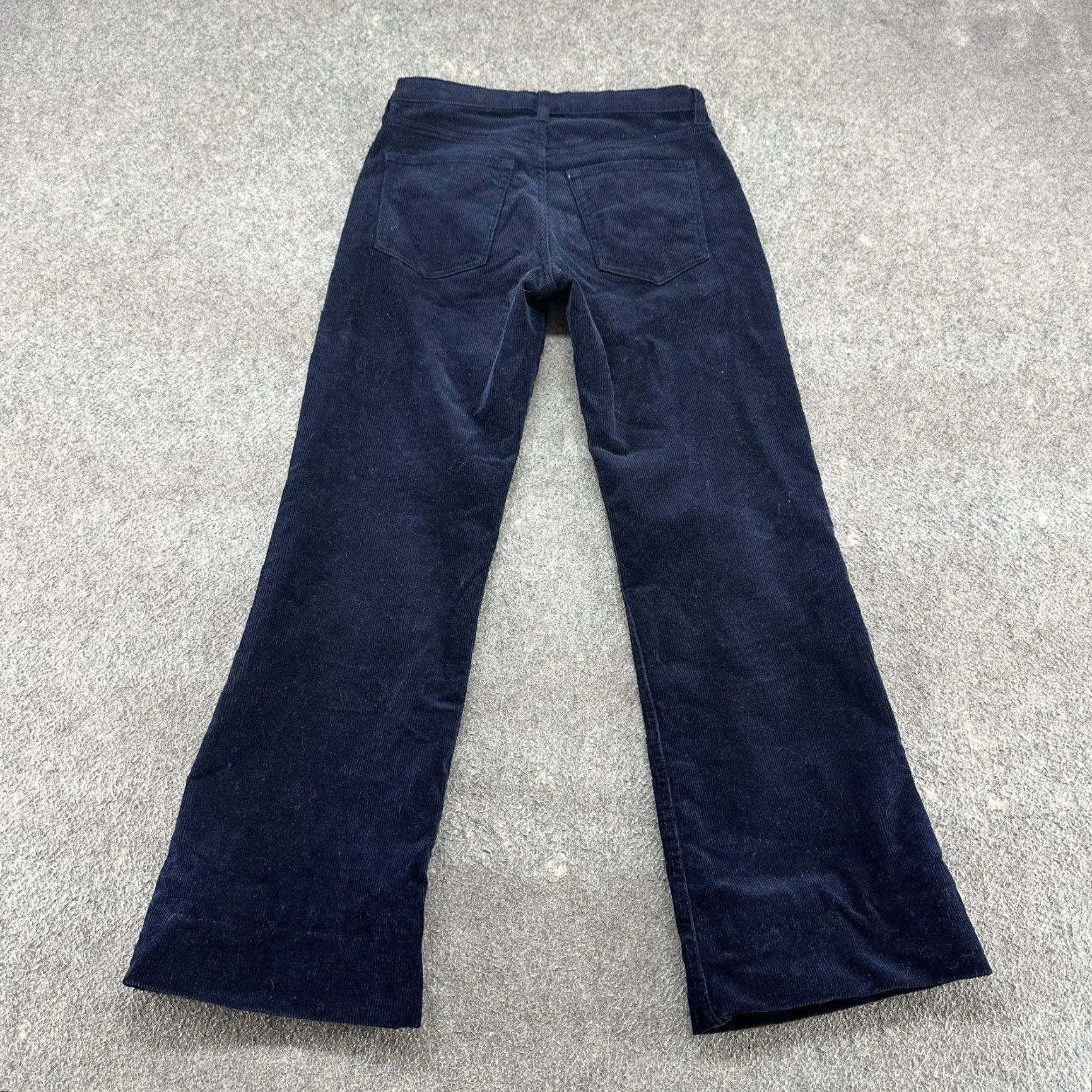 Banana Republic VINTAGE Banana Republic Pants Womens 26 Blue Navy Corduroy Bootcut Flare Classic Cotton Size 28" / US 6 / IT 42 - 5 Thumbnail