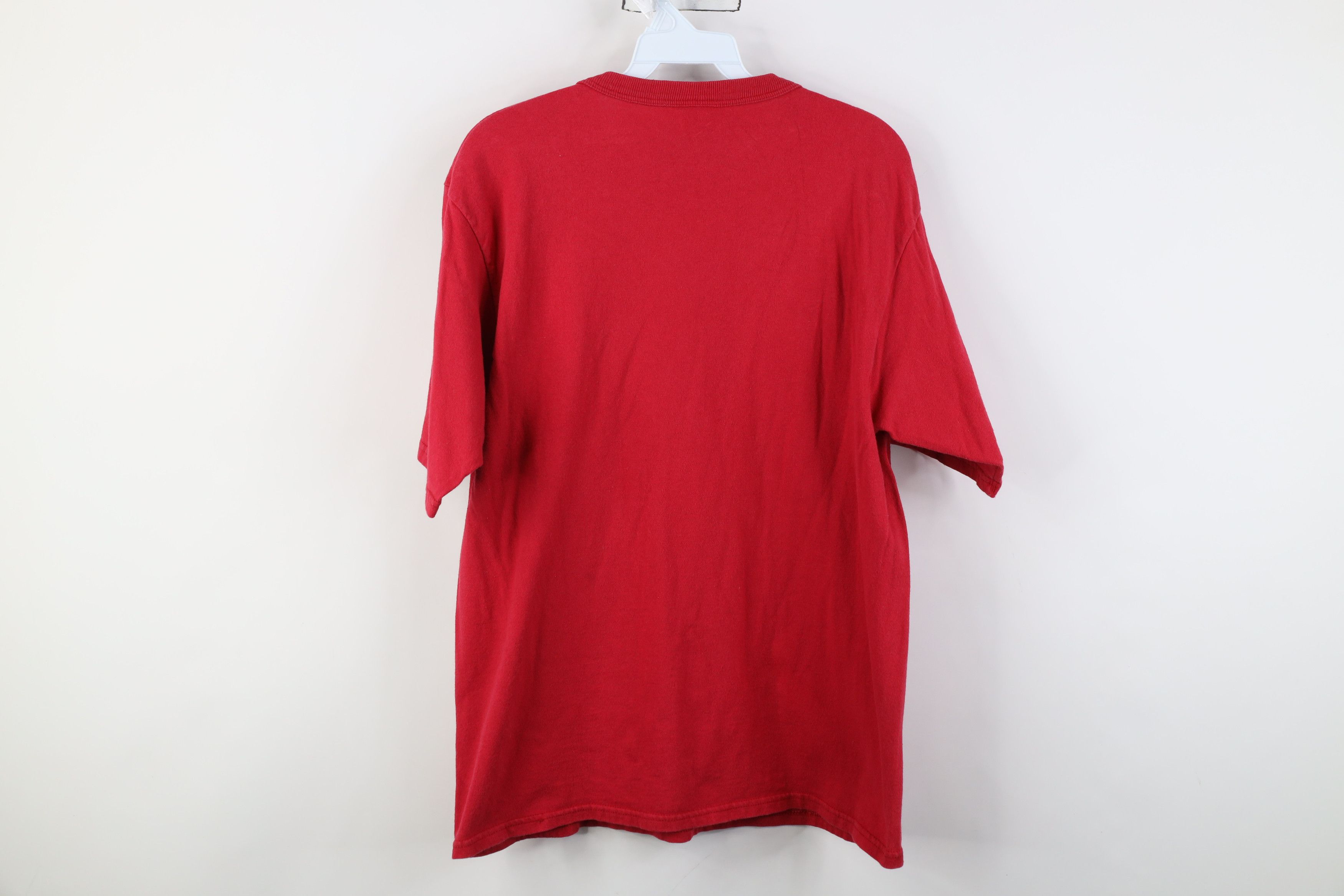 Champion Vintage 90s Champion Spell Short Sleeve T-Shirt Cotton Red Size US M / EU 48-50 / 2 - 13 Thumbnail