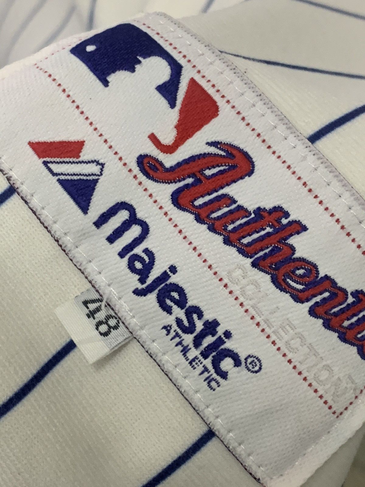 Majestic Chicago Cubs MLB Pinstripe Jersey Majestic Authentic Size US XXL / EU 58 / 5 - 4 Thumbnail