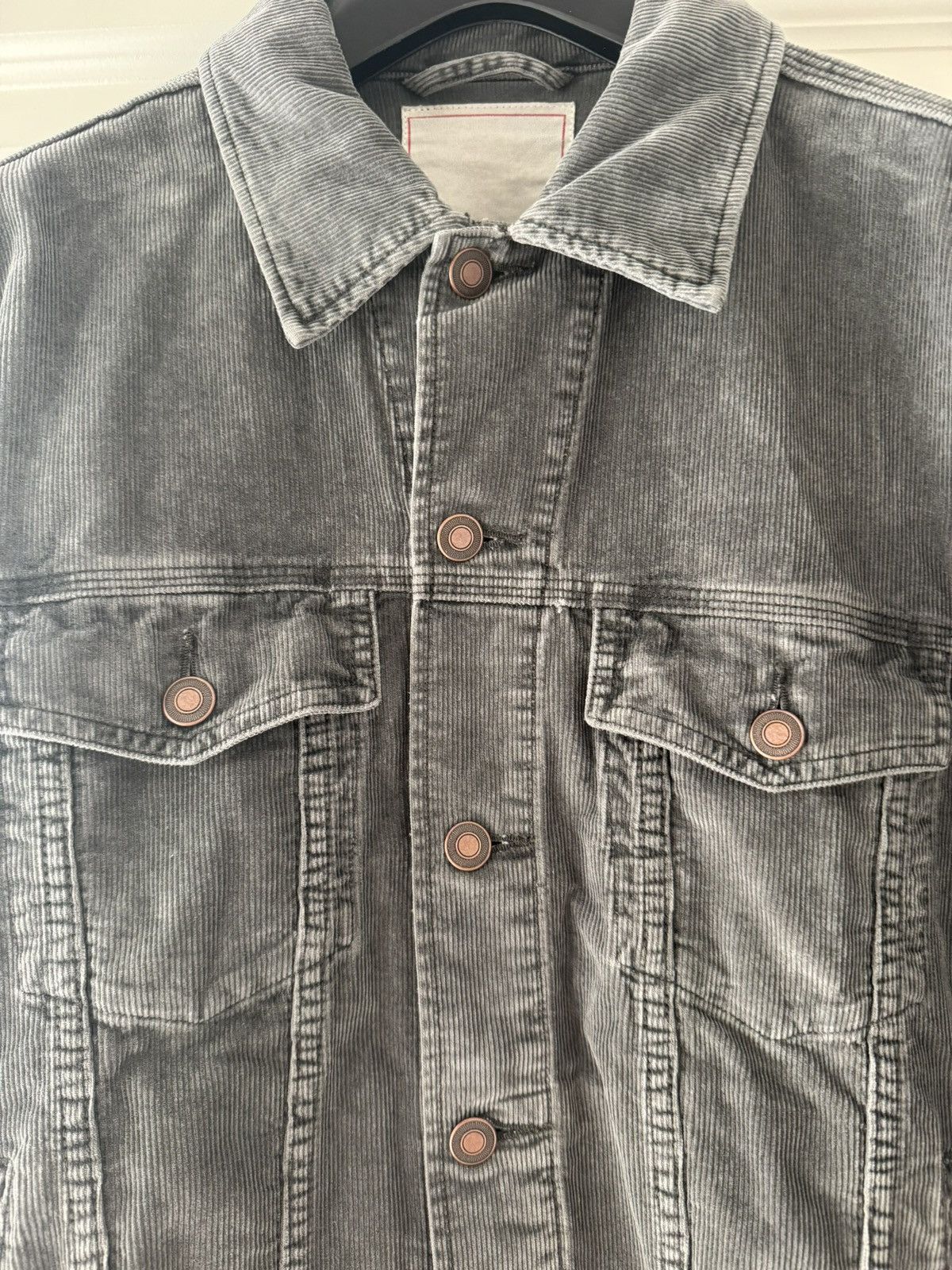 JEANERICA JOE DENIM JACKET IN GREY CORDUROY Size US S / EU 44-46 / 1 - 4 Thumbnail