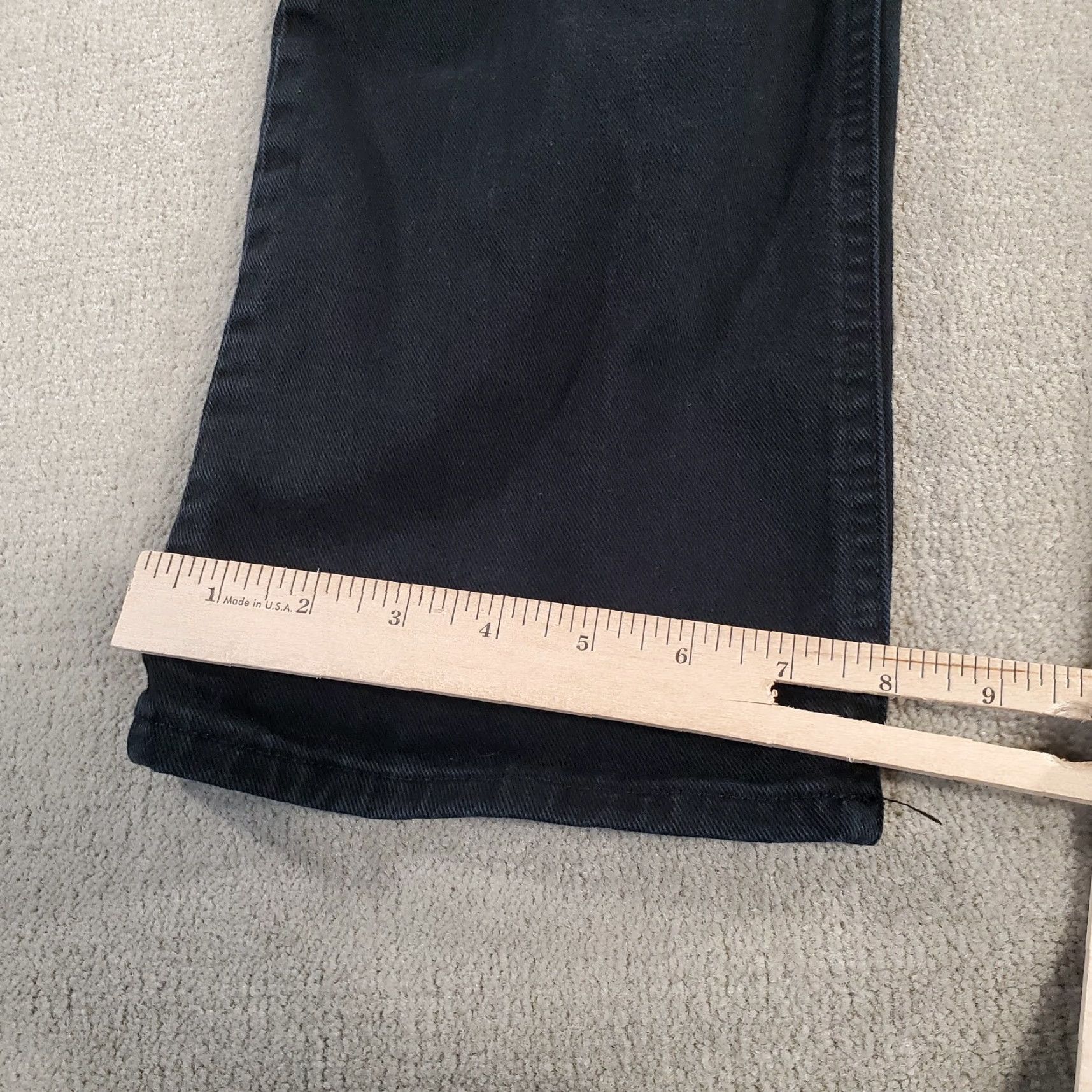 Tecovas Tecovas Jeans Mens 34x28 Black Straight Leg Denim Ranch Wear Western Pants Jeans Shoes? Size US 34 / EU 50 - 6 Thumbnail