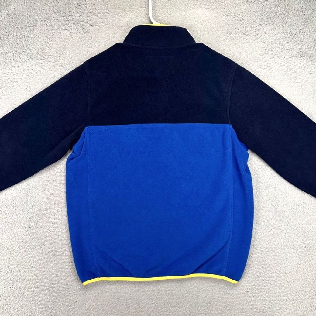 Lands' End Lands' End Jacket Pullover Mens Small Navy Colorblock Fleece Snap Mock Pullover Casual Outdoor Walking Mens Size US S / EU 44-46 / 1 - 3 Thumbnail