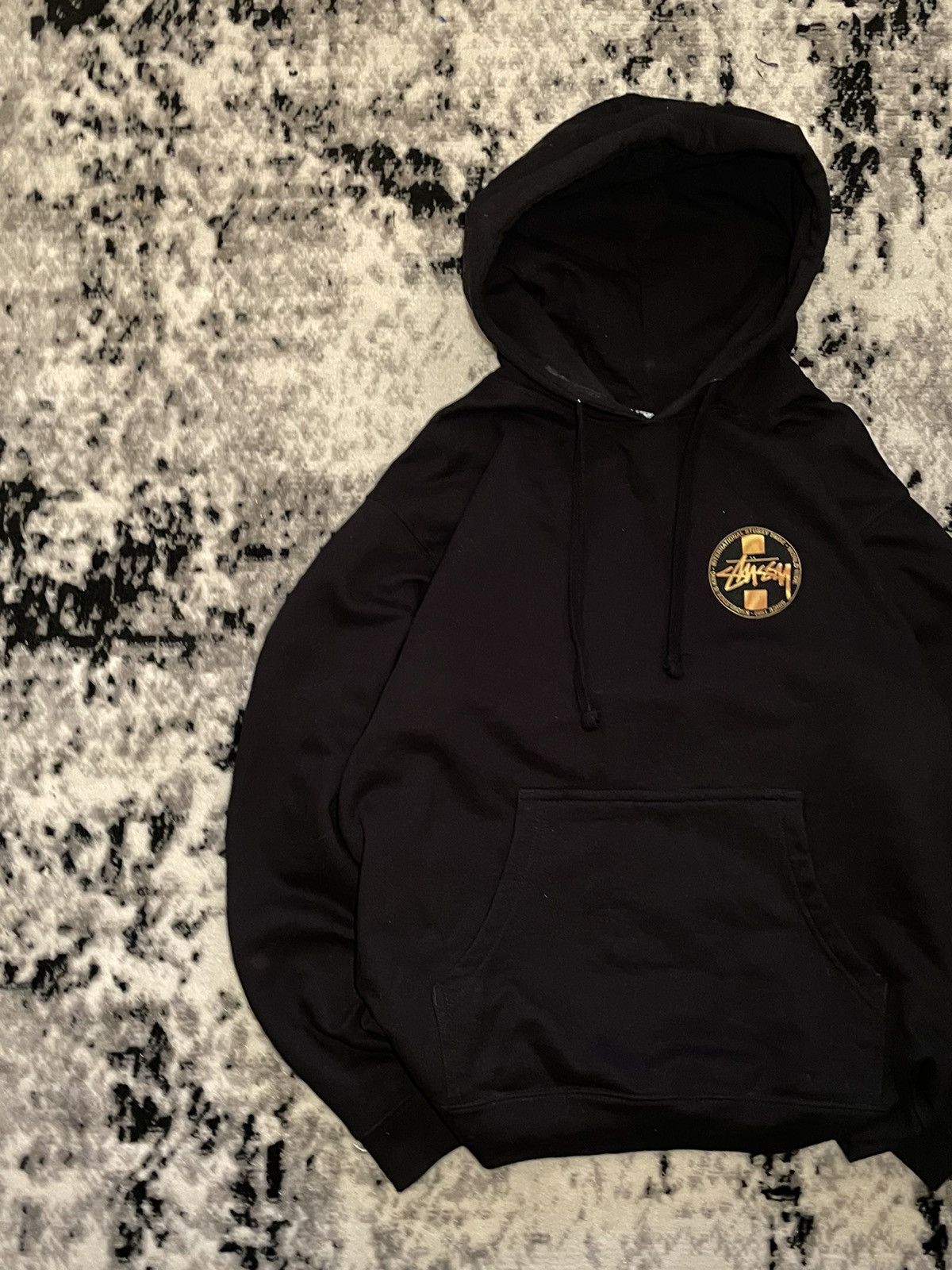 Stussy × Vintage Vintage Stussy Hoodie Big Logo Streetwear Y2k Boxy fit Crazy Size US M / EU 48-50 / 2 - 4 Thumbnail