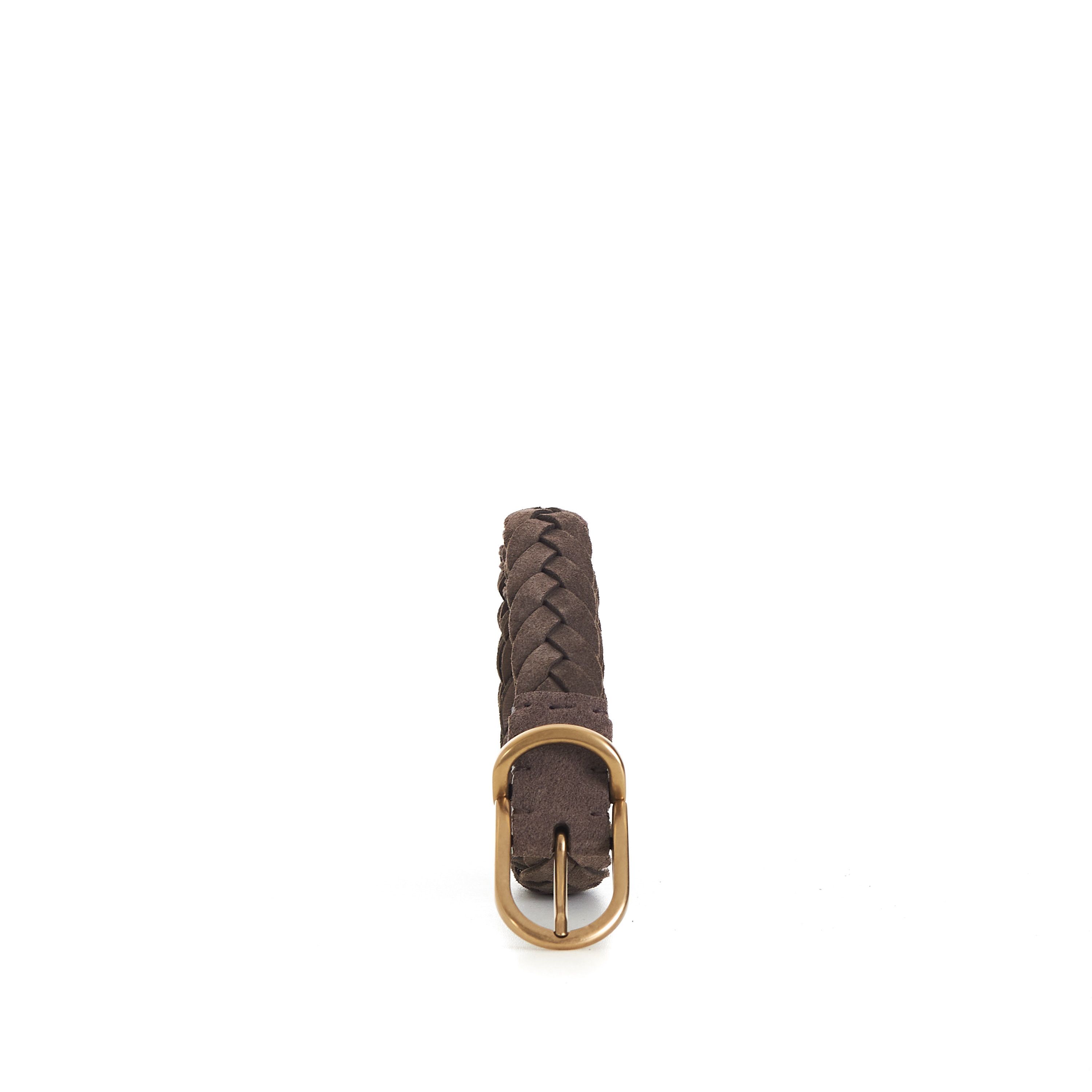 Brunello Cucinelli Braided Belt - Rounded Buckle & Metal Keeper, Suede Size 95 Size ONE SIZE - 10 Thumbnail