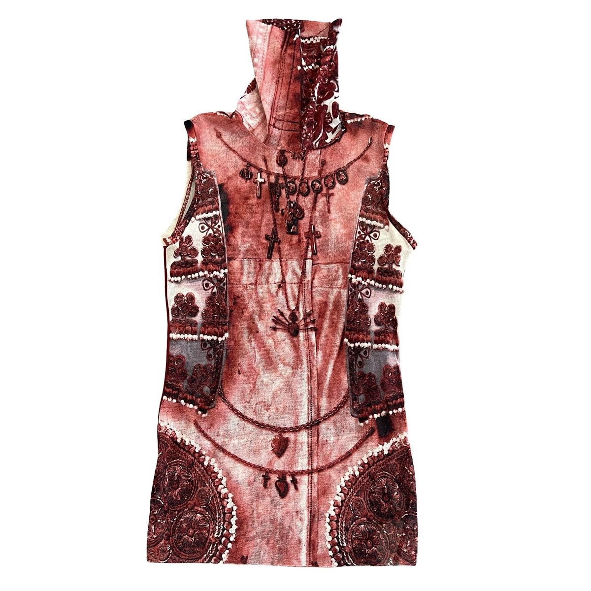 Jean Paul Gaultier Jean Paul GAULTIER 1999ss.Tromp l'oeil Sleeveless Tank Top Size M / US 6-8 / IT 42-44 - 1 Thumbnail