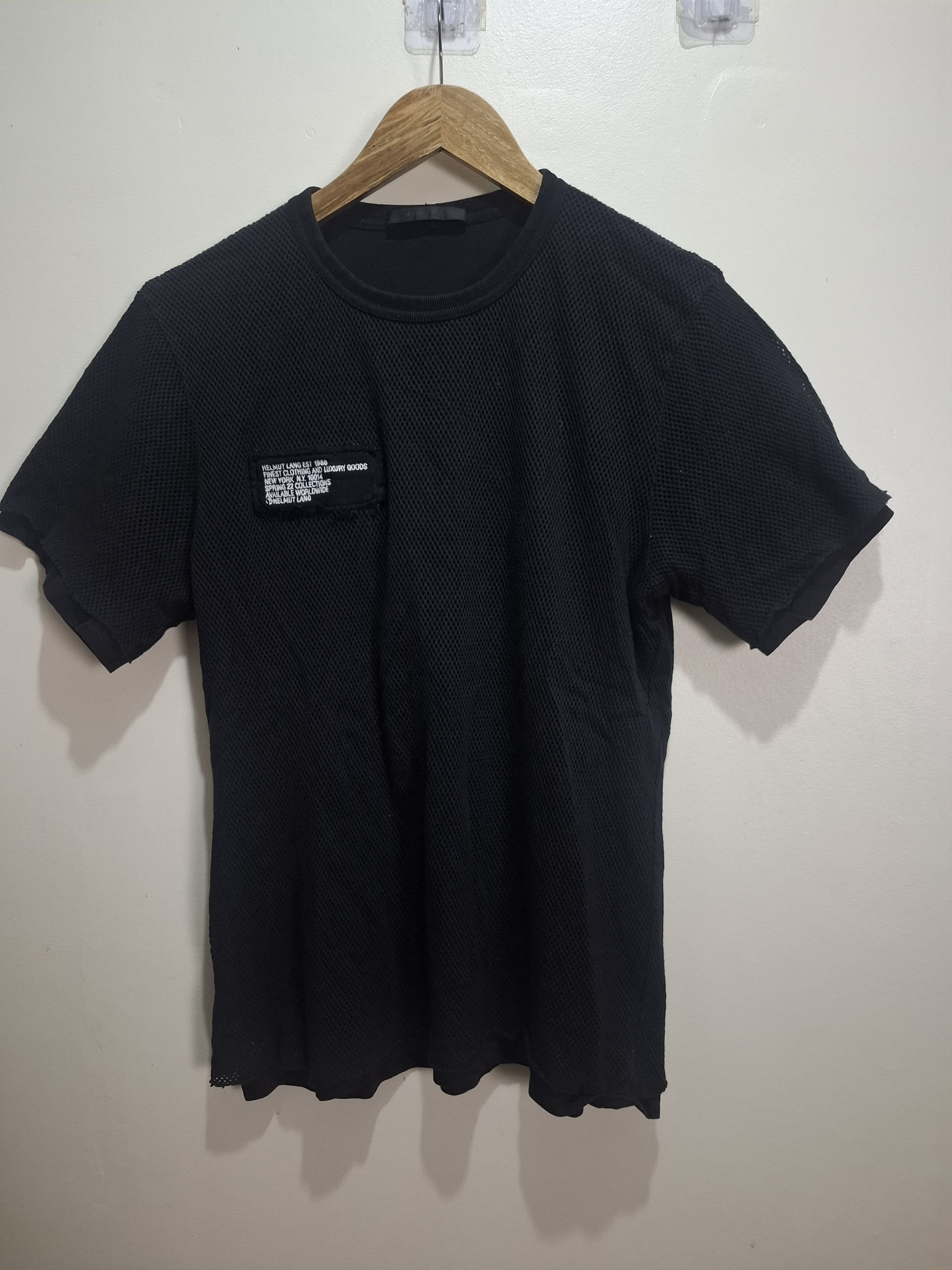 Helmut Lang Helmut lang mesh tee Size US S / EU 44-46 / 1 - 1 Thumbnail