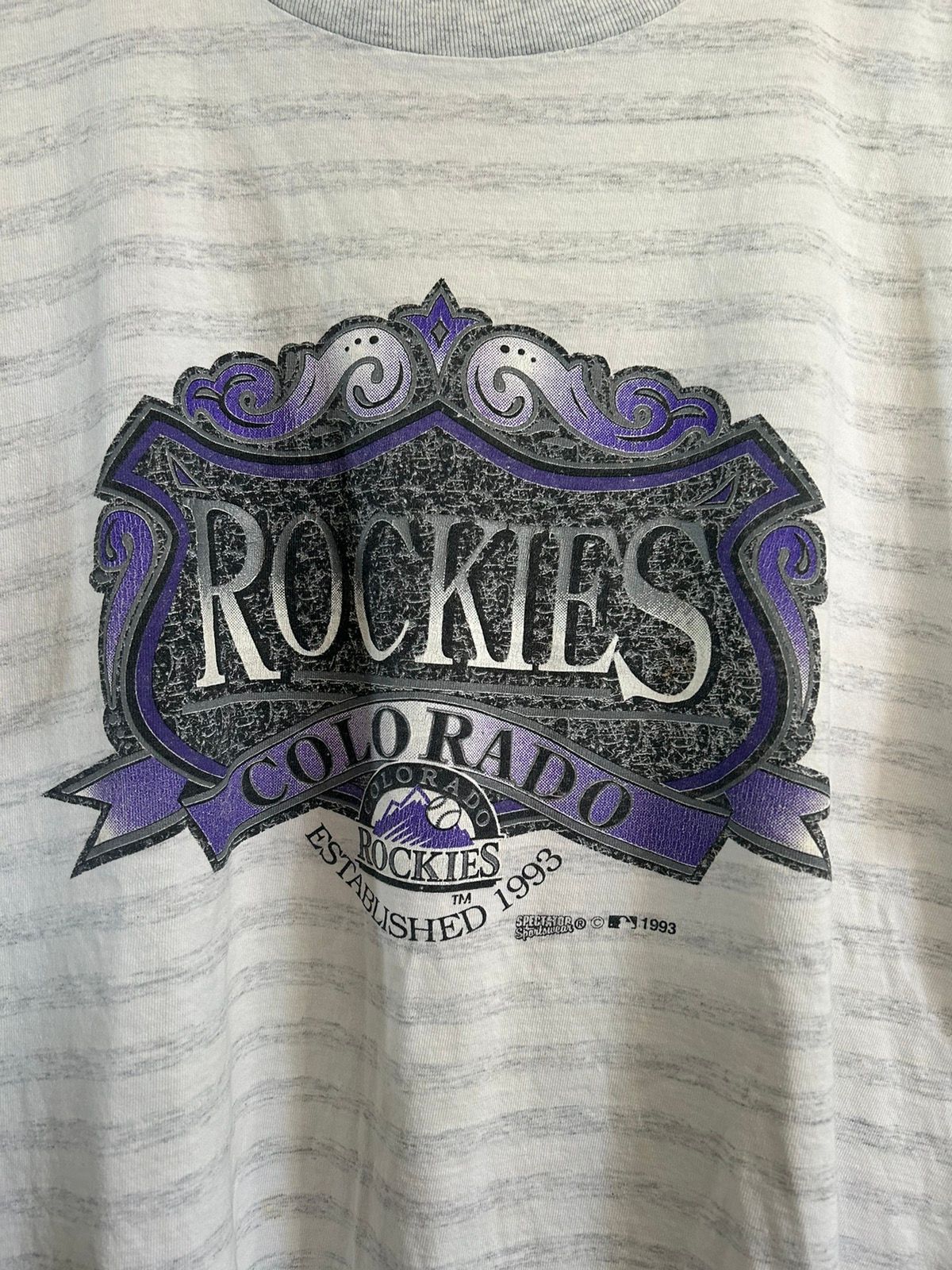 Vintage Colorado Rockies Vintage 90s T Shirt XL USA Made 1993 Size US XL / EU 56 / 4 - 2 Preview