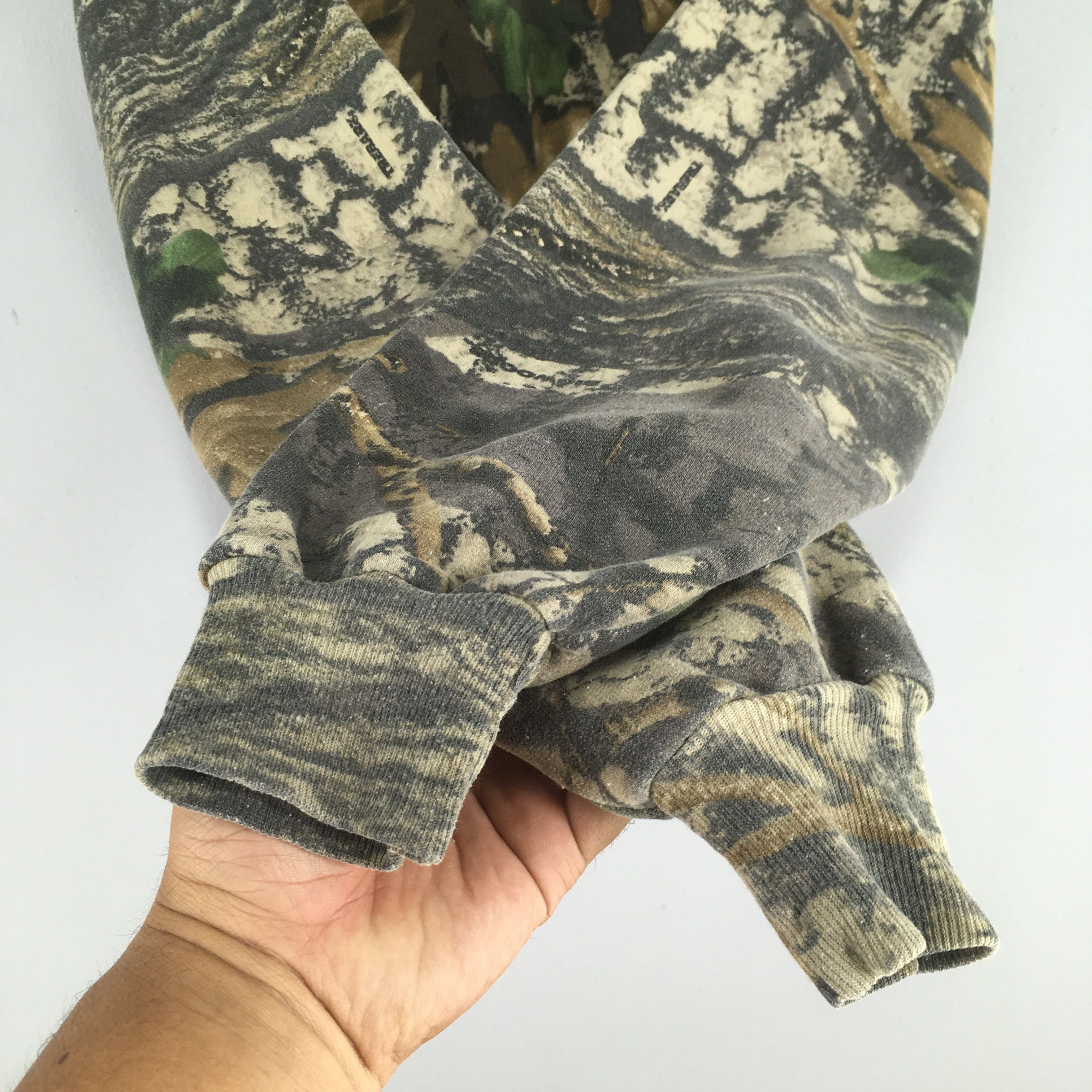 Jerzees Vintage 90s Jerzees Mossy Oak Camo Sweatshirt XLarge Size US XL / EU 56 / 4 - 5 Thumbnail