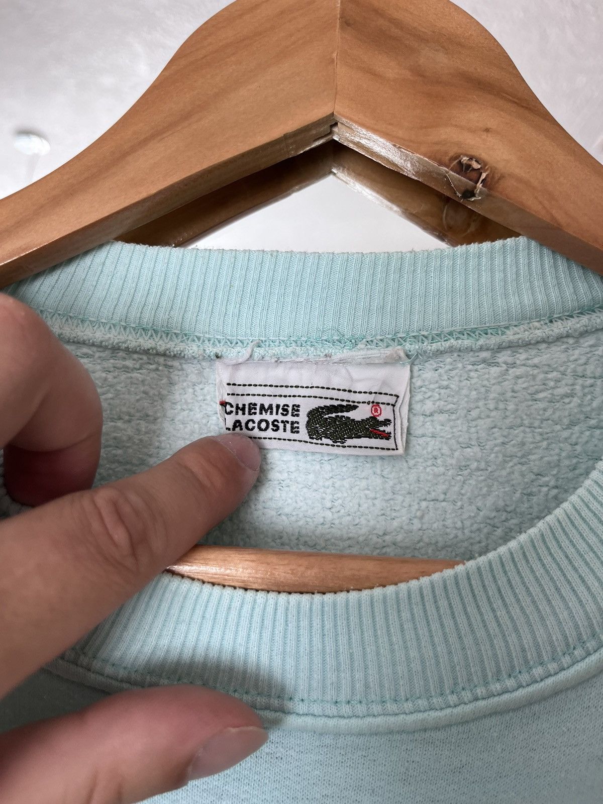Lacoste Vintage Lacoste SUPREME Style Crewneck Sweatshirt Size US L / EU 52-54 / 3 - 8 Thumbnail