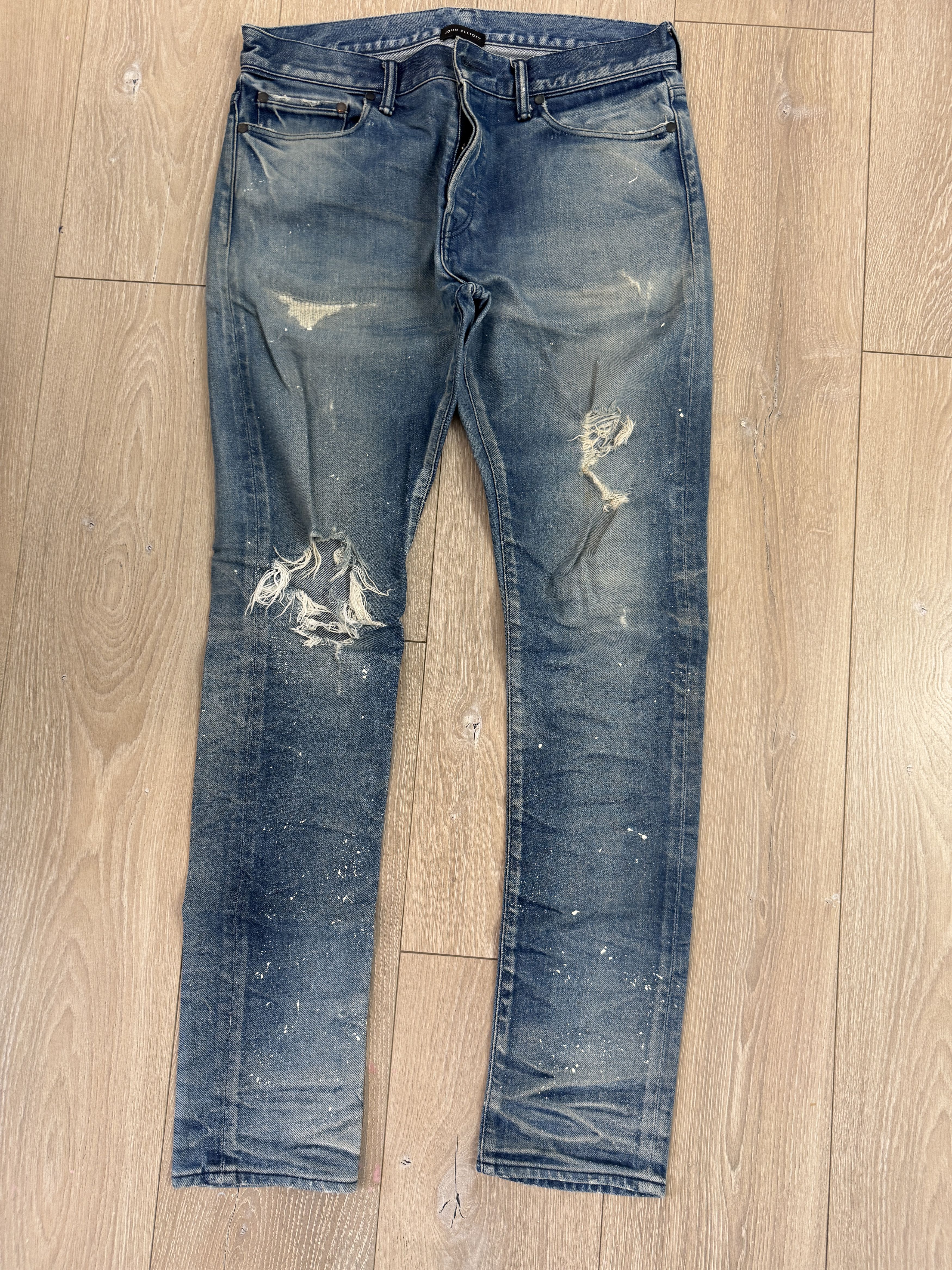 John Elliott The Cast 2 Ripped Jeans (Coba)
