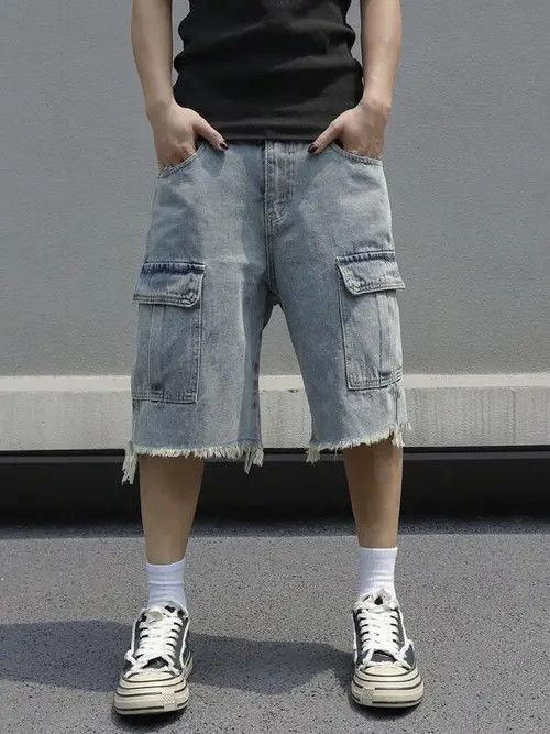 Jean Furuya x Haya Vintage Jorts Cargo Y2k Shorts Jeans Size US 32 / EU 48 - 7 Thumbnail