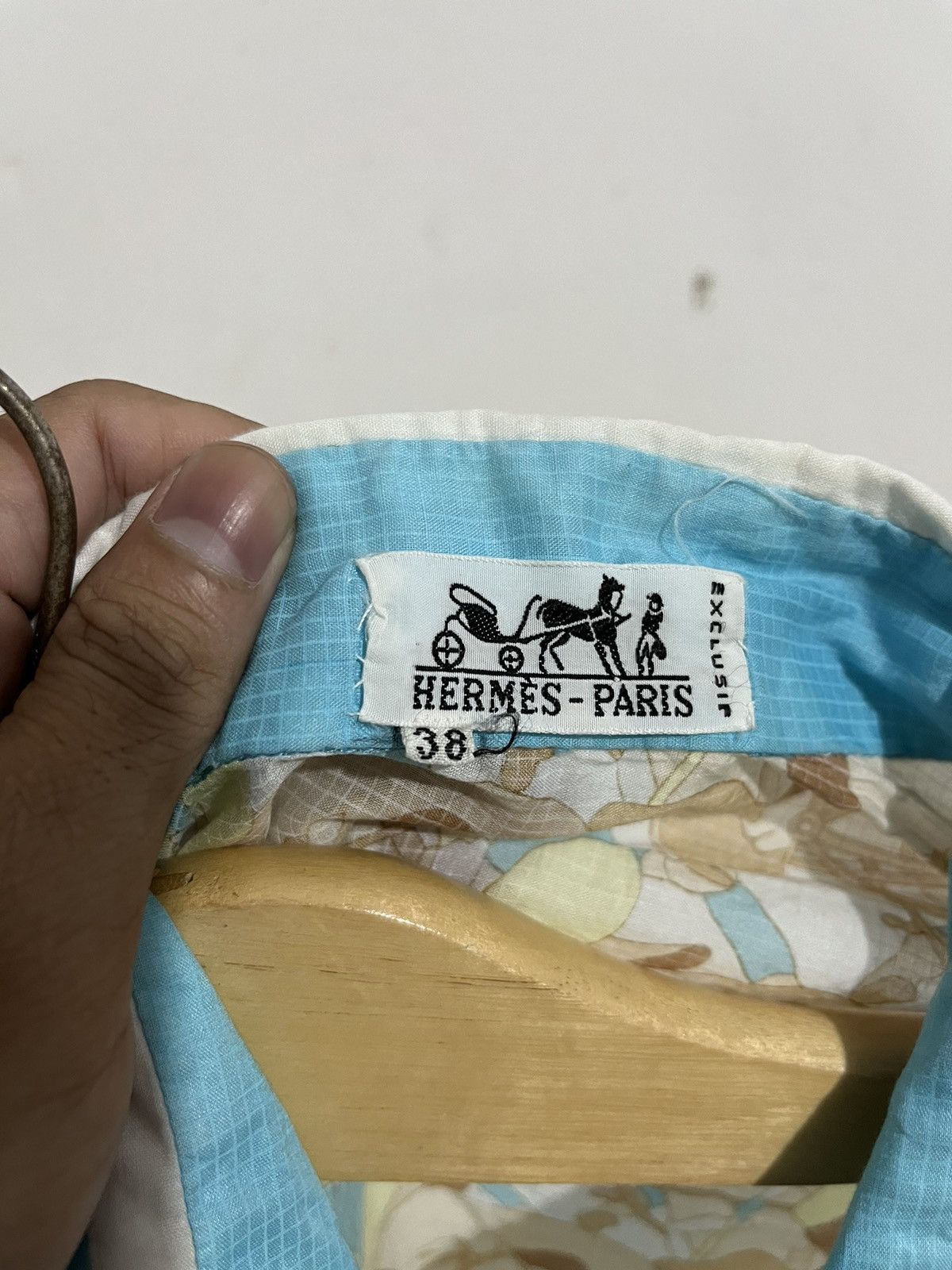 Hermes Vintage hermes shirt Size M / US 6-8 / IT 42-44 - 3 Thumbnail