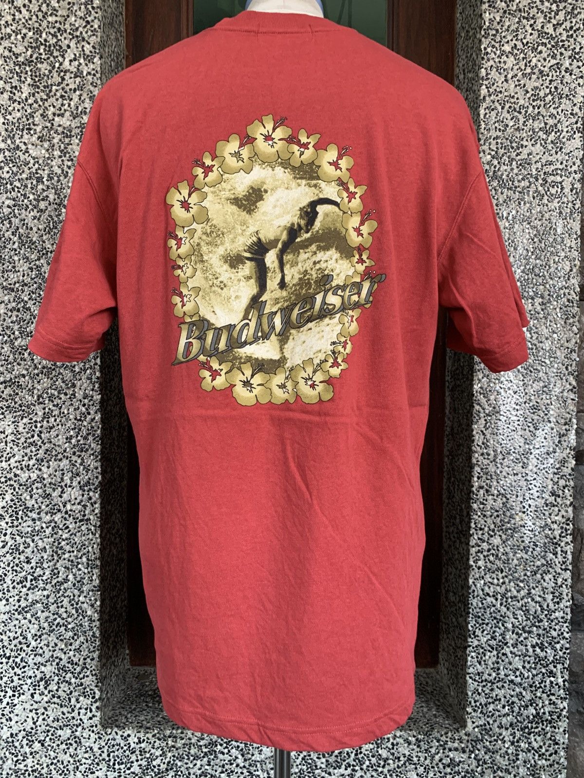 Budweiser Vintage 90s Budweiser Surf / Surfing / Streetwear T shirt Size US L / EU 52-54 / 3 - 1 Thumbnail