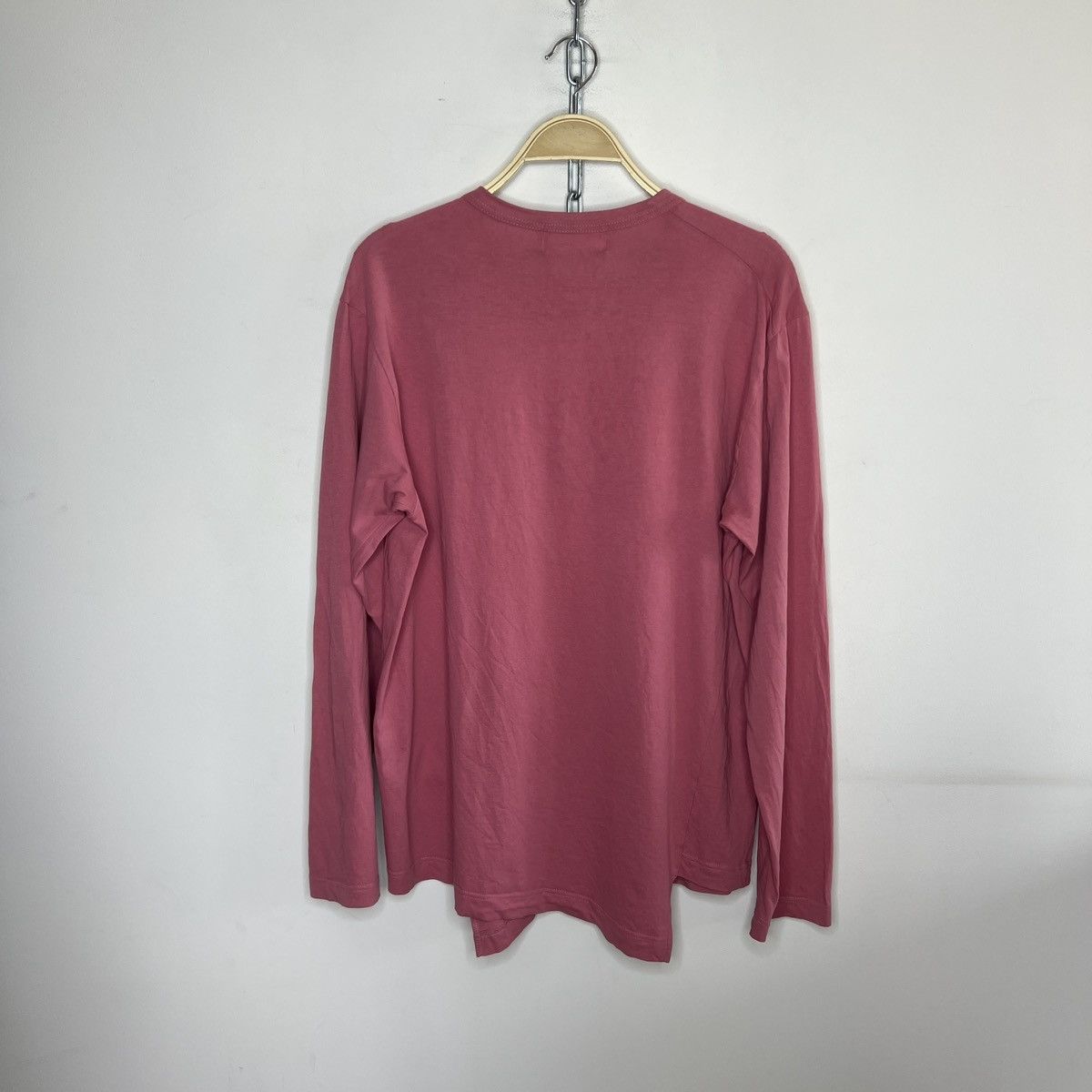 Comme des Garcons SHIRT × Lacoste Lacoste Comme Des Garcons Bias-Cut Longsleeve Tshirt Pink Size US L / EU 52-54 / 3 - 6 Thumbnail