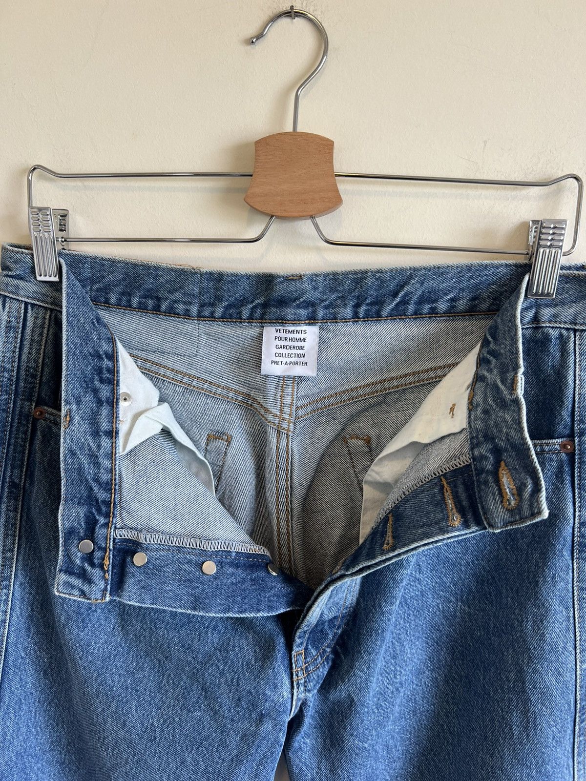 Vetements Vetements Denma Era Jeans Denim Pants Gvaslavia Runway Size US 34 / EU 50 - 4 Thumbnail