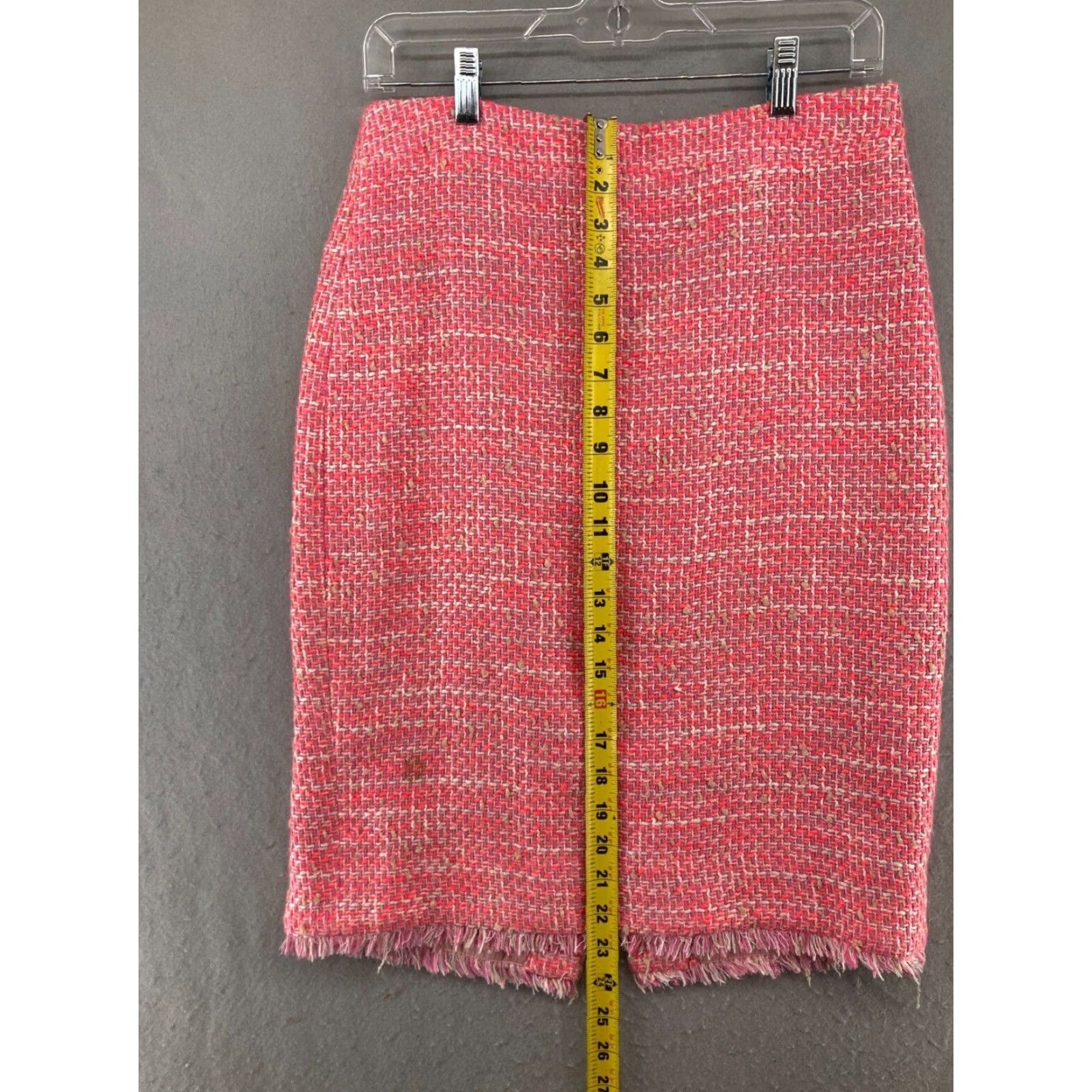 J.Crew J Crew Skirt 6 Pink Yarn Knit Knee Length Womens Size 28" / US 6 / IT 42 - 4 Thumbnail