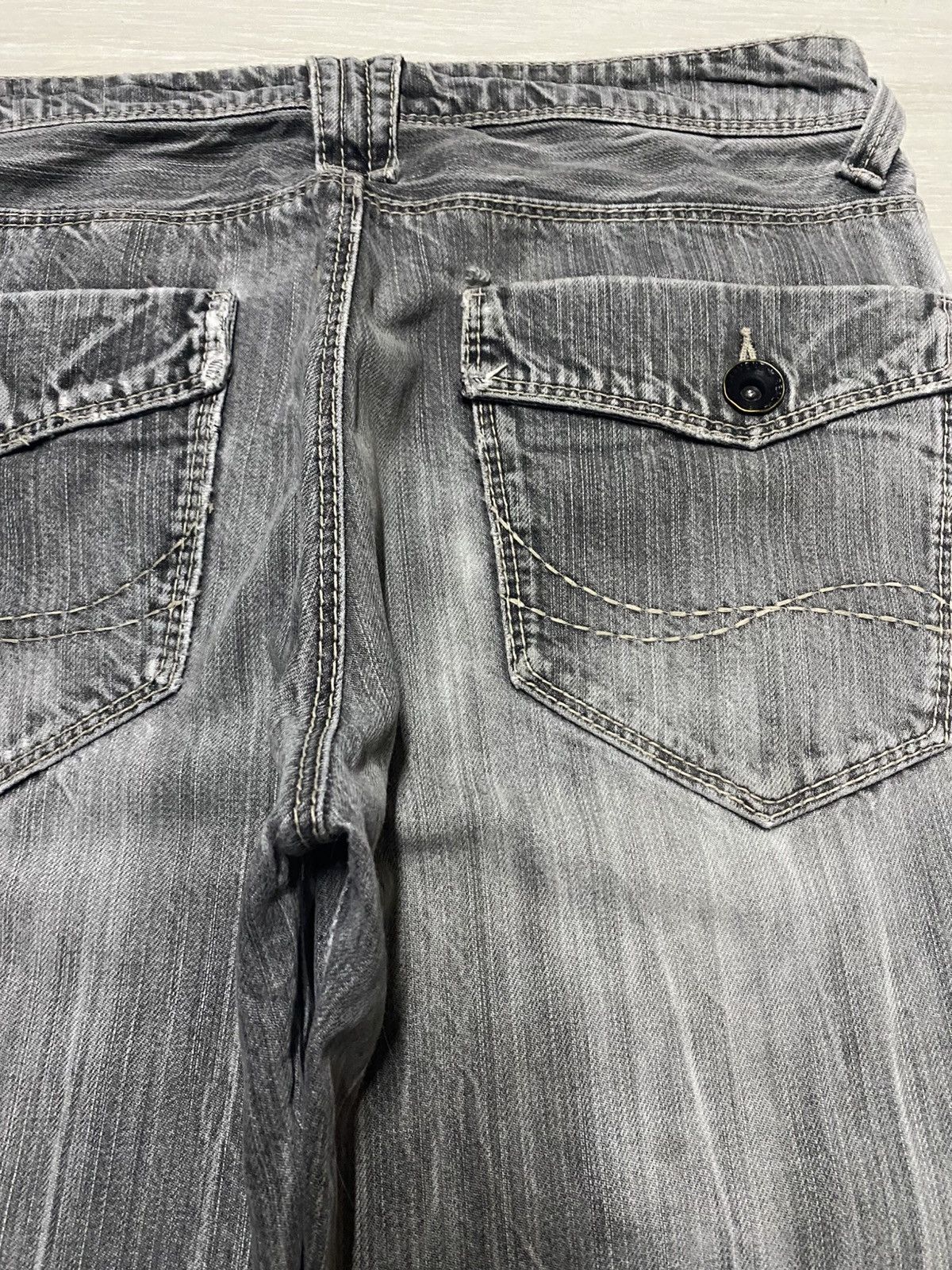 Japanese Brand Vintagw Japanese Brand Avail Garment Distressed Thunder Jean Size US 28 / EU 44 - 8 Thumbnail