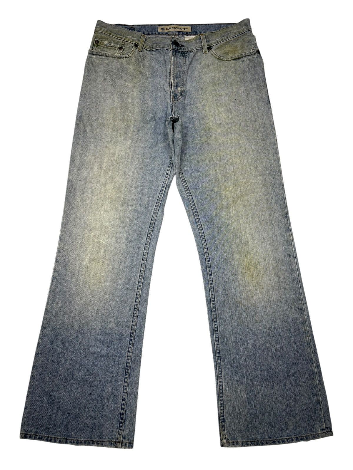 If Six Was Nine FLARE JEANS BAGGY RUSTY GAP BLUE WASH DENIM JEANS Size US 37 - 7 Thumbnail