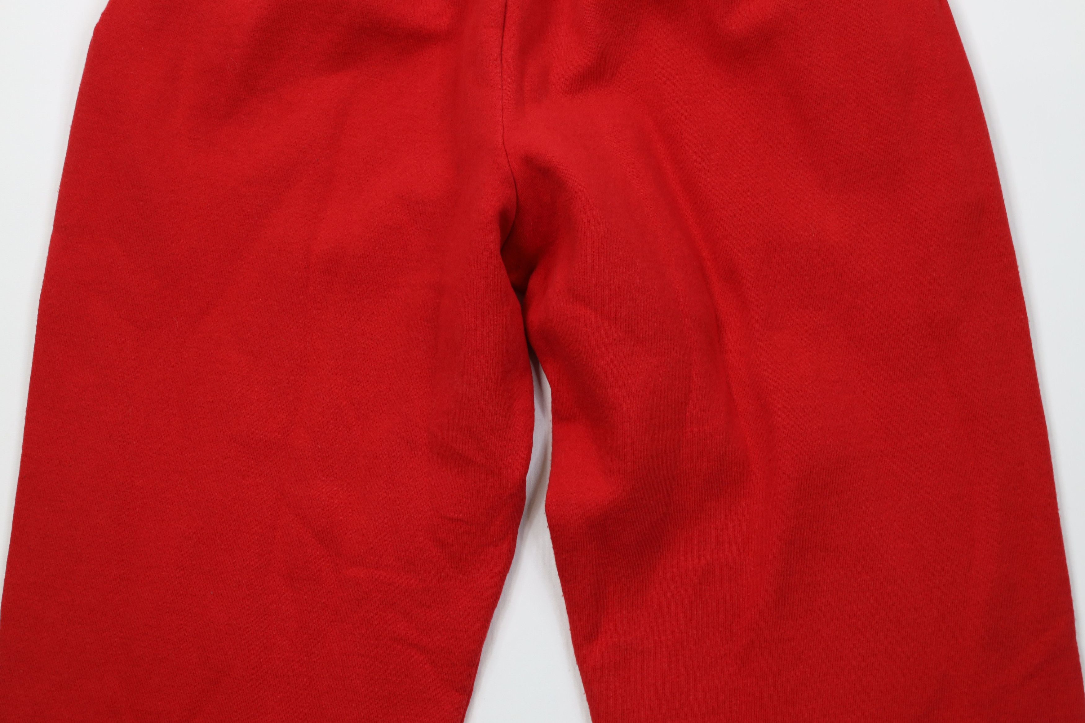 Vintage Vintage 90s Streetwear Heavy Sweatpants Joggers Pants Red Size US 34 / EU 50 - 12 Thumbnail