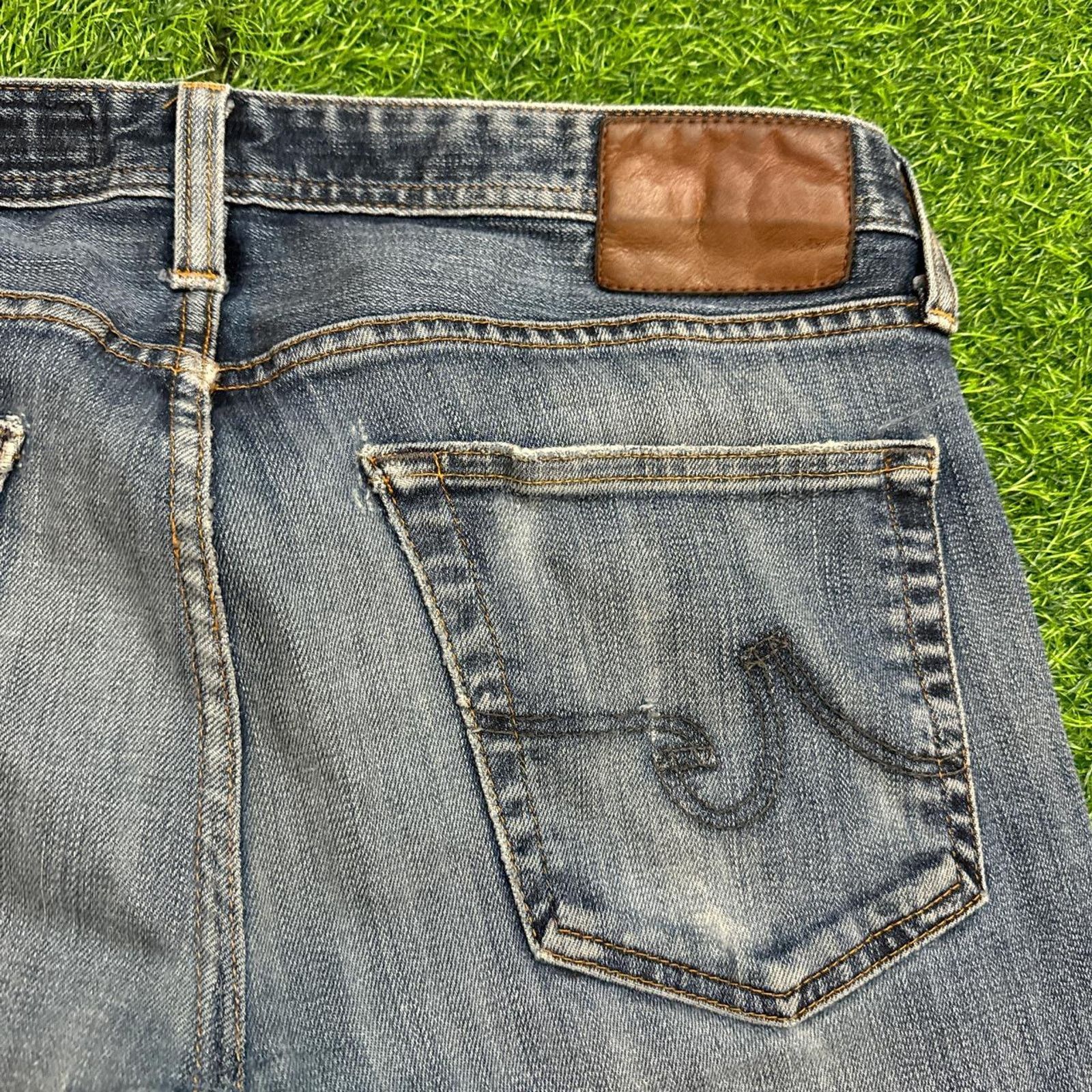 AG Adriano Goldschmied AG Adriano Goldschmied Men’s Distressed Slim-Fit Jeans Size US 33 - 6 Thumbnail
