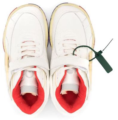 Off-White o1gr1nt0425 Puzzle Couture Low-Top Sneakers in White Size US 7 / EU 40 - 4 Thumbnail