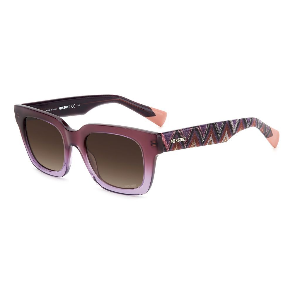 Missoni Purple Acetate Women's Sunglasses Size ONE SIZE - 1 Thumbnail