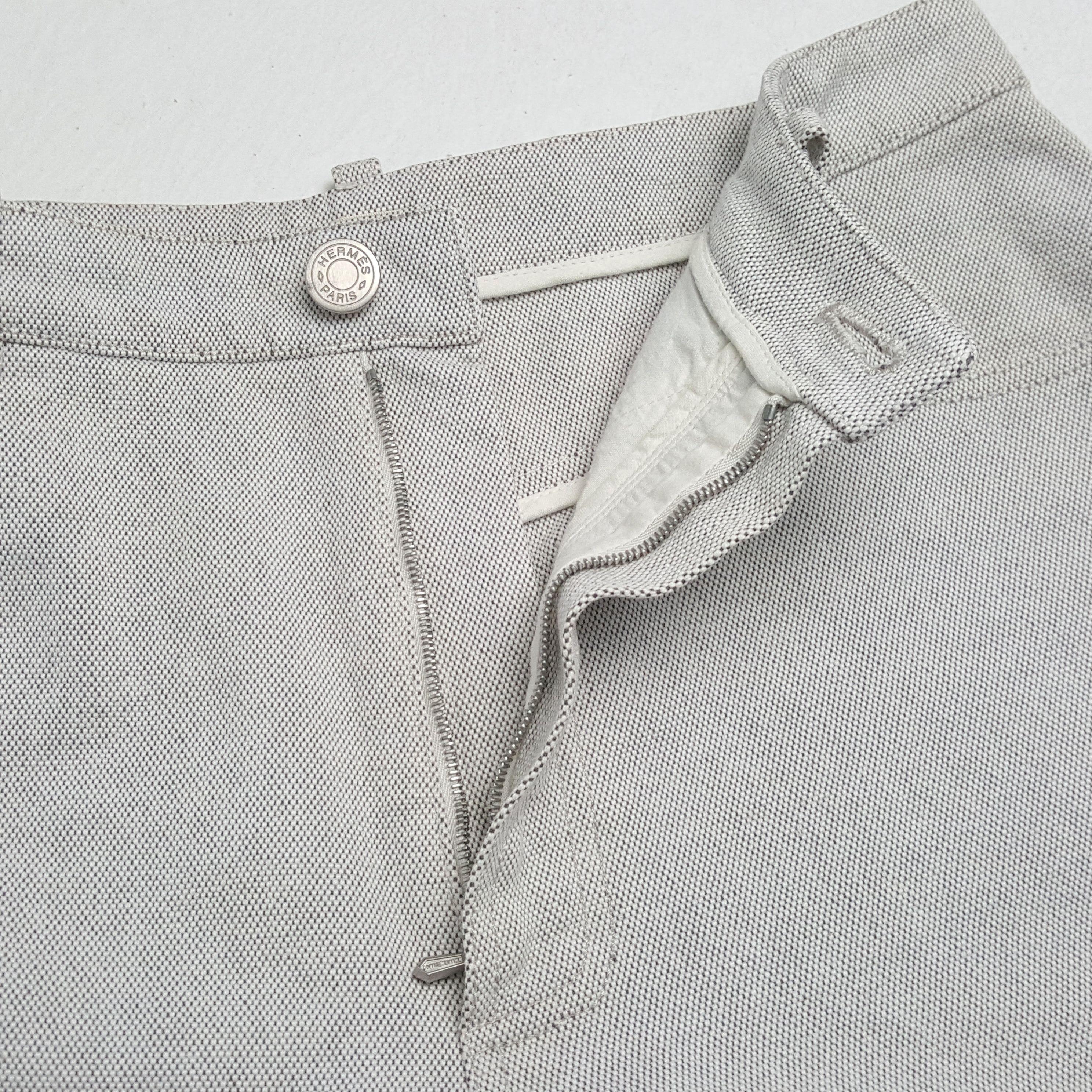 Hermes × Vintage HERMES PARIS FRANCE Fashion Brand Pants Size 25" / US 0 / IT 36 - 12 Thumbnail