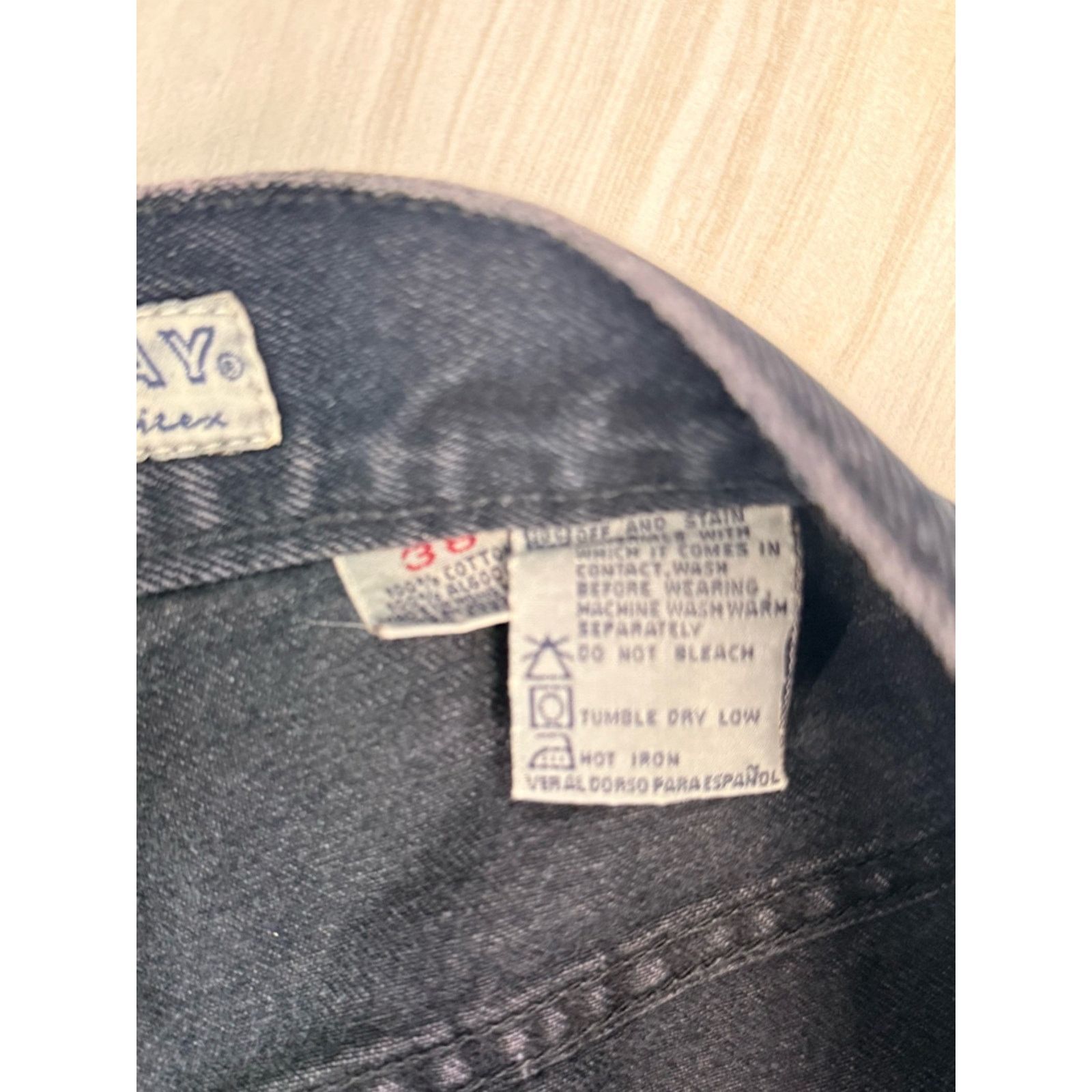 UNIONBAY Unionbay Black Vintage Denim Shorts Size US 38 / EU 54 - 4 Thumbnail
