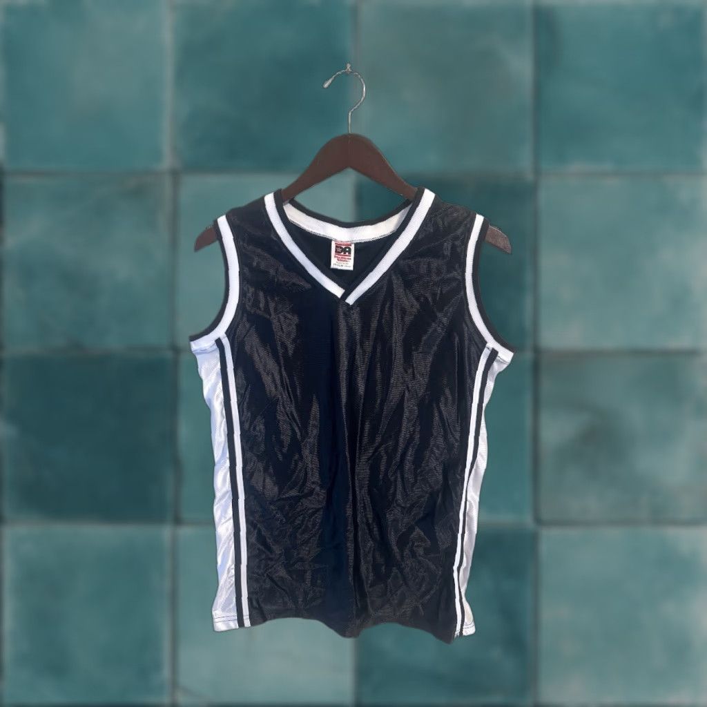 Vintage VINTAGE Don Alleson Dazzle Basketball Jersey Womens Tank M Black NWOT 90s USA Size M / US 6-8 / IT 42-44 - 1 Thumbnail