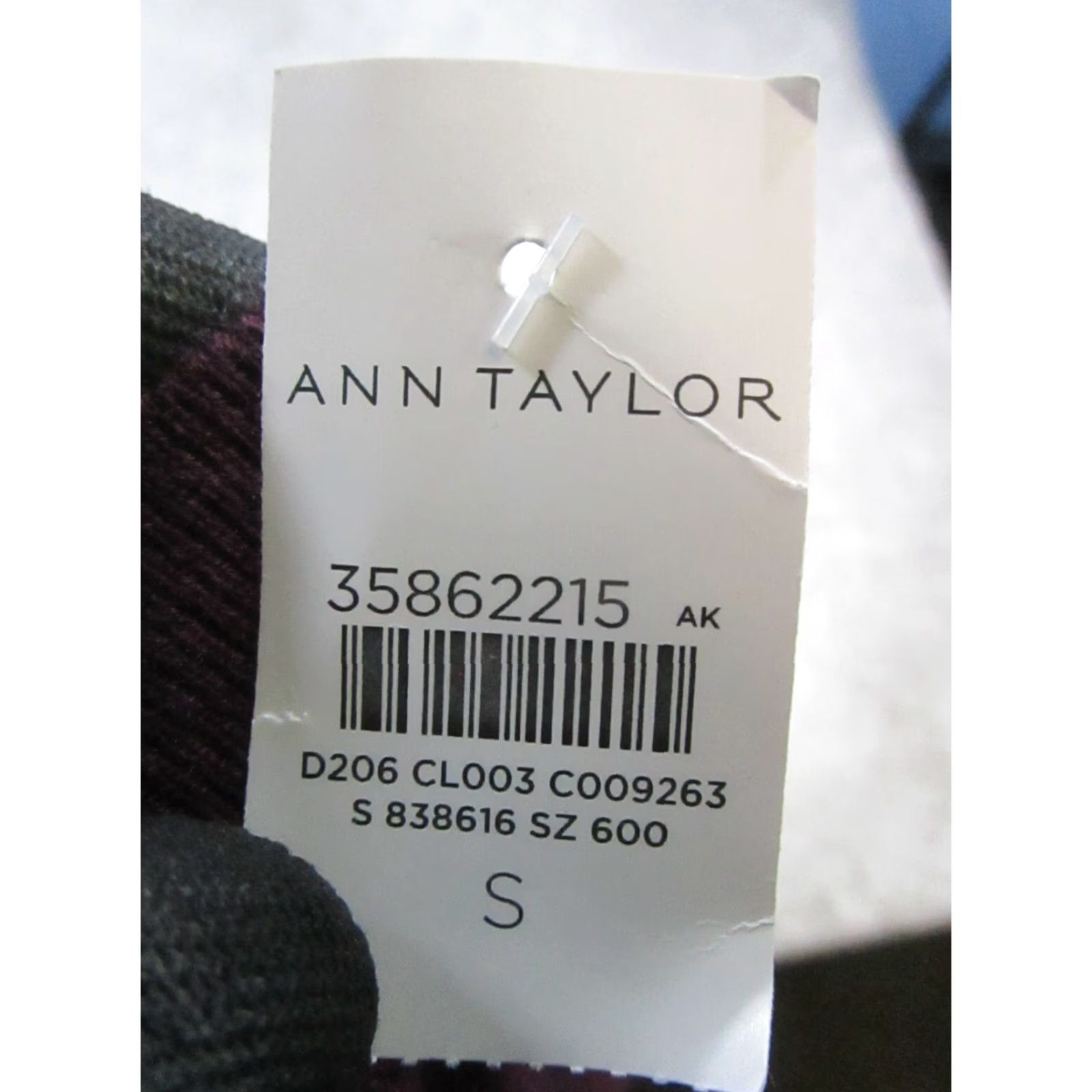 Ann Taylor Ann Taylor Sweater Womens Small Purple Blue White Knit Turtleneck New Size S / US 4 / IT 40 - 4 Thumbnail