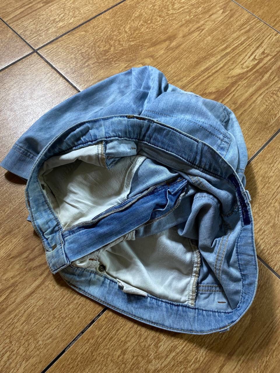 Trussardi × Vintage Vintage Short Denim Trussardi Flared Style Double Waist Size US 32 / EU 48 - 11 Thumbnail