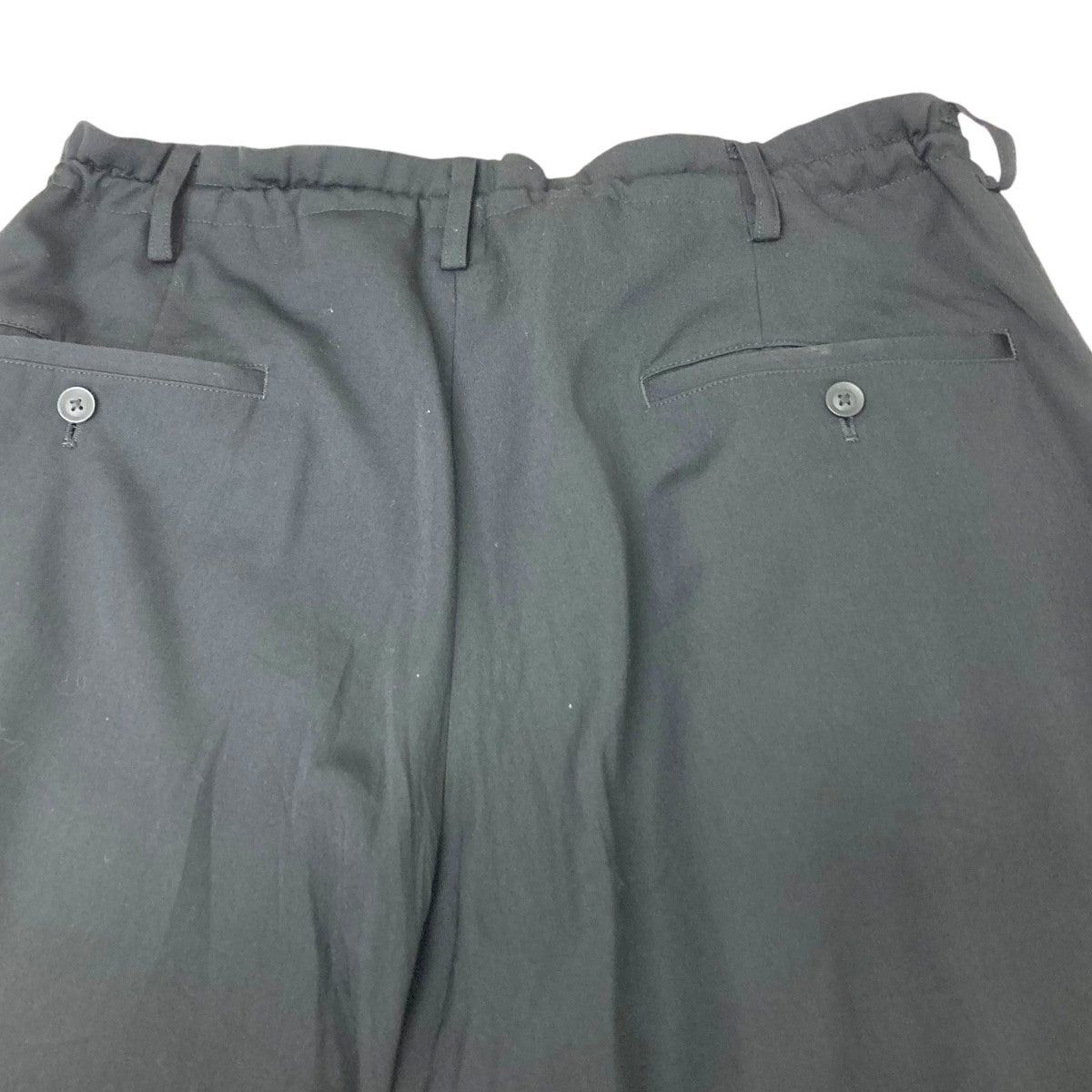 Yohji Yamamoto yohji yamamoto W Gabardine 2TUCK PANTS Middle Wide Pants Size US 35 - 5 Thumbnail