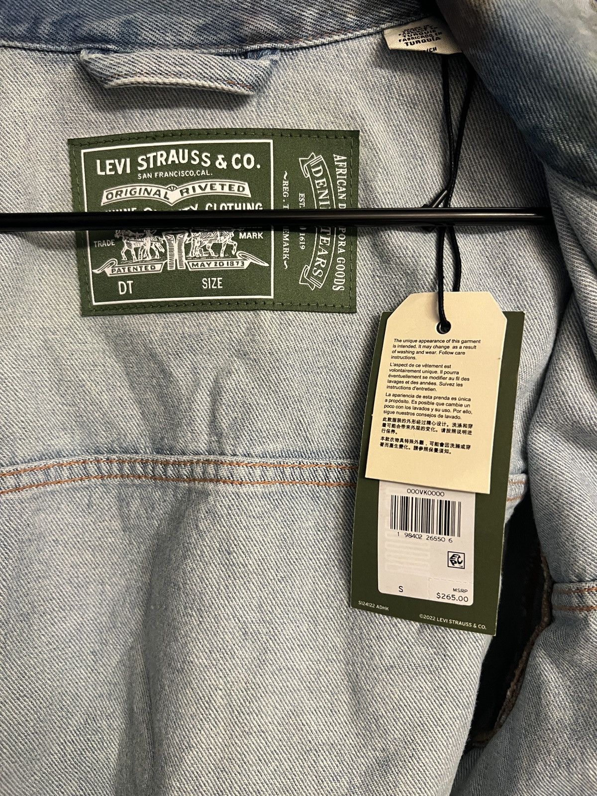 DENIM TEARS × Levi's DENIM TEARS x Levi’s Big Chief Demond Type-1 Jean Jacket Size US S / EU 44-46 / 1 - 4 Thumbnail