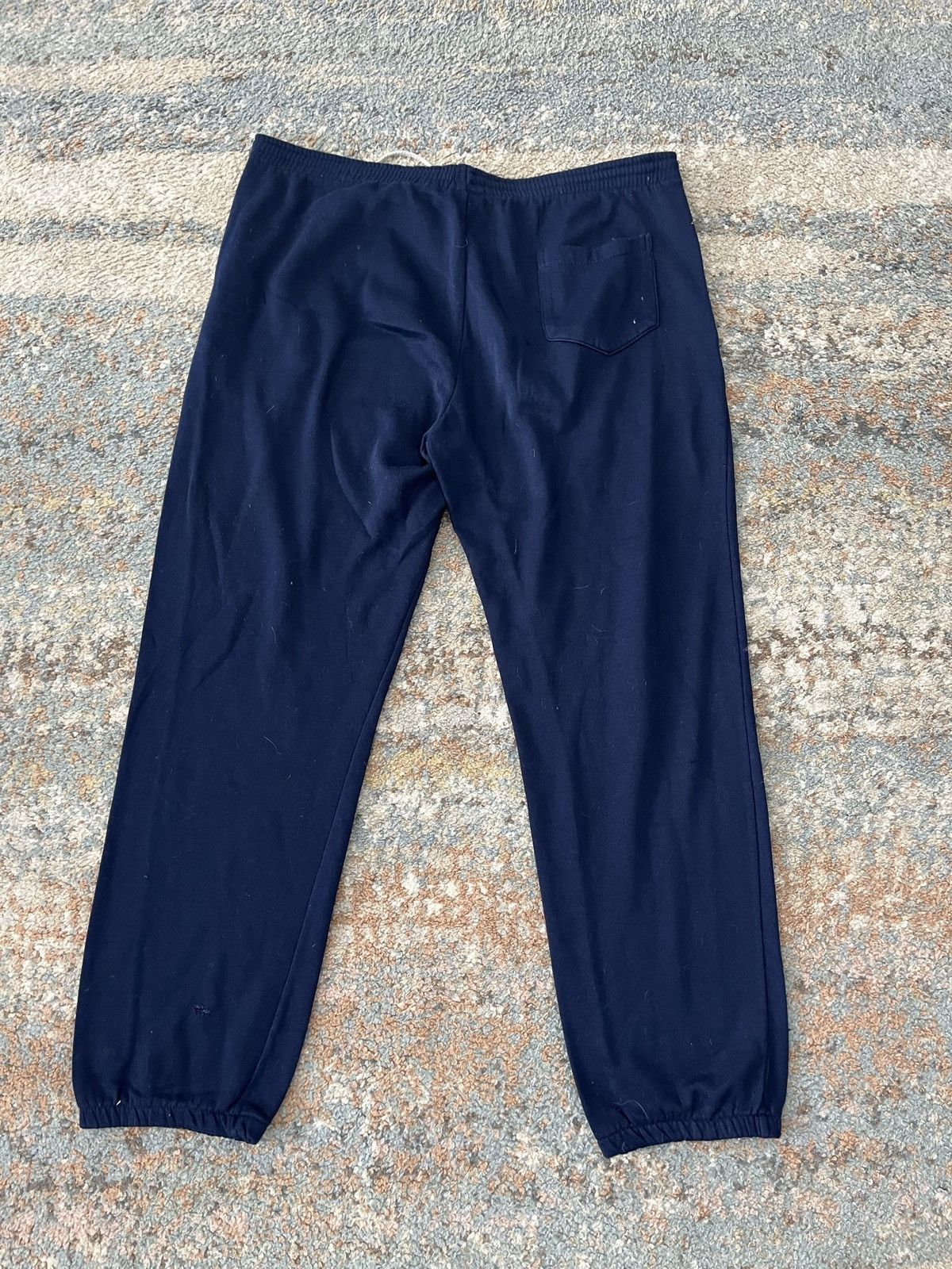 Nike × Vintage VTG 90s Nike jogger Sweatpants Blue Medium Size US 34 / EU 50 - 8 Thumbnail