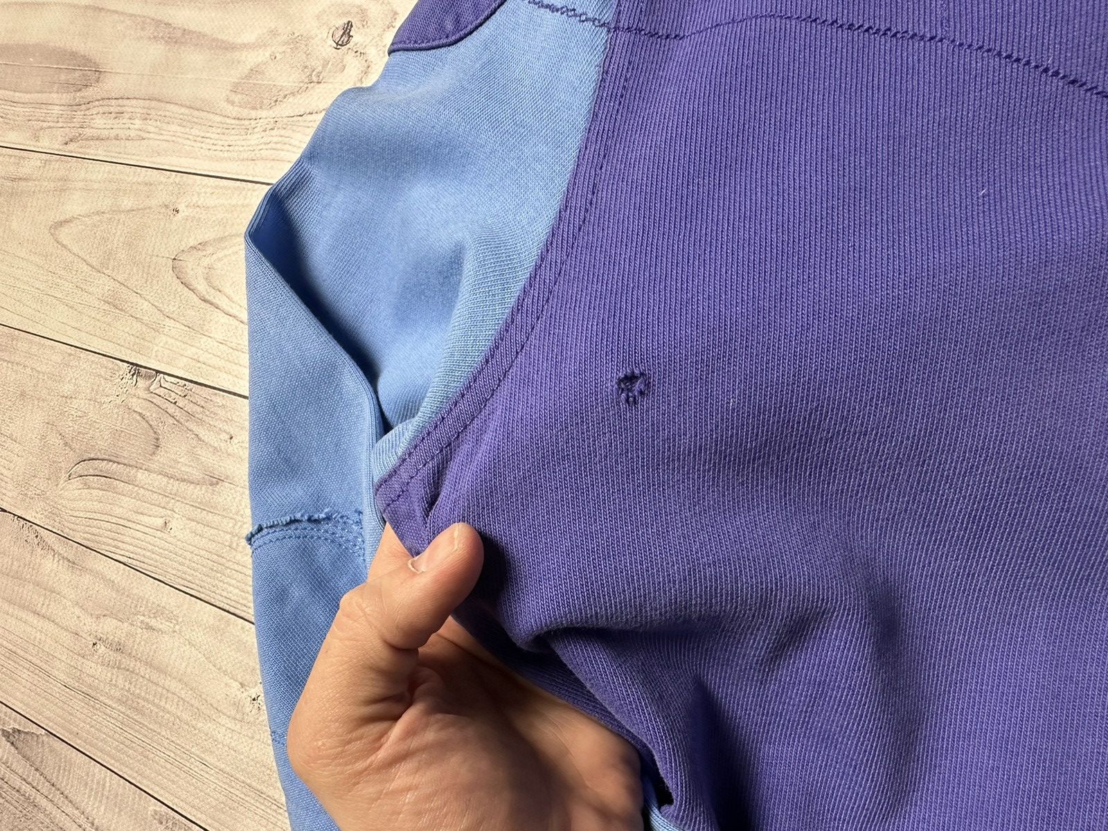 Nike × Vintage Vintage Nike Rugby jersey Sportswear size L blue big logo Size US L / EU 52-54 / 3 - 8 Thumbnail