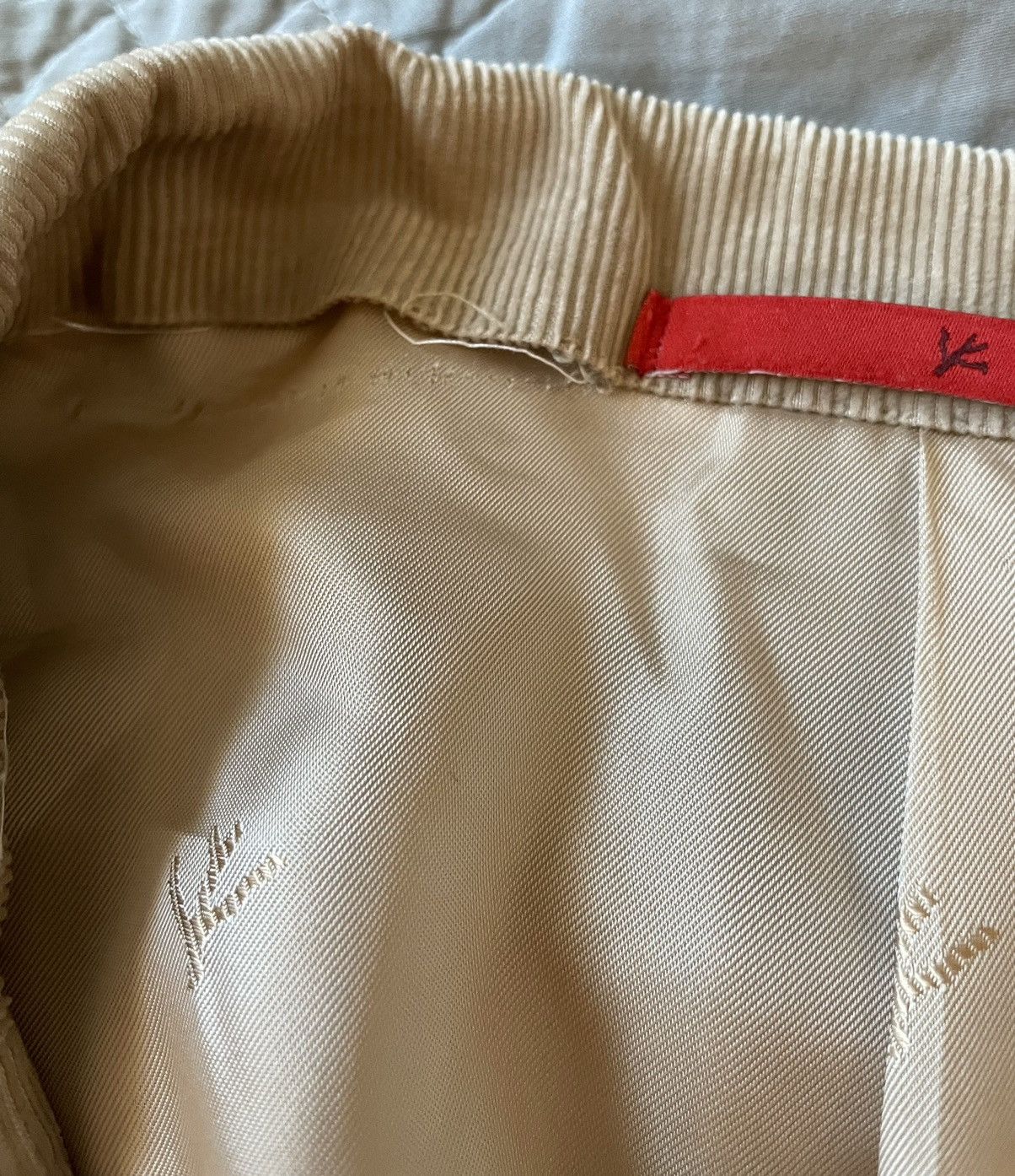 Isaia Deconstructed Patch Pocket Corduroy Jacket Size 48R - 9 Thumbnail
