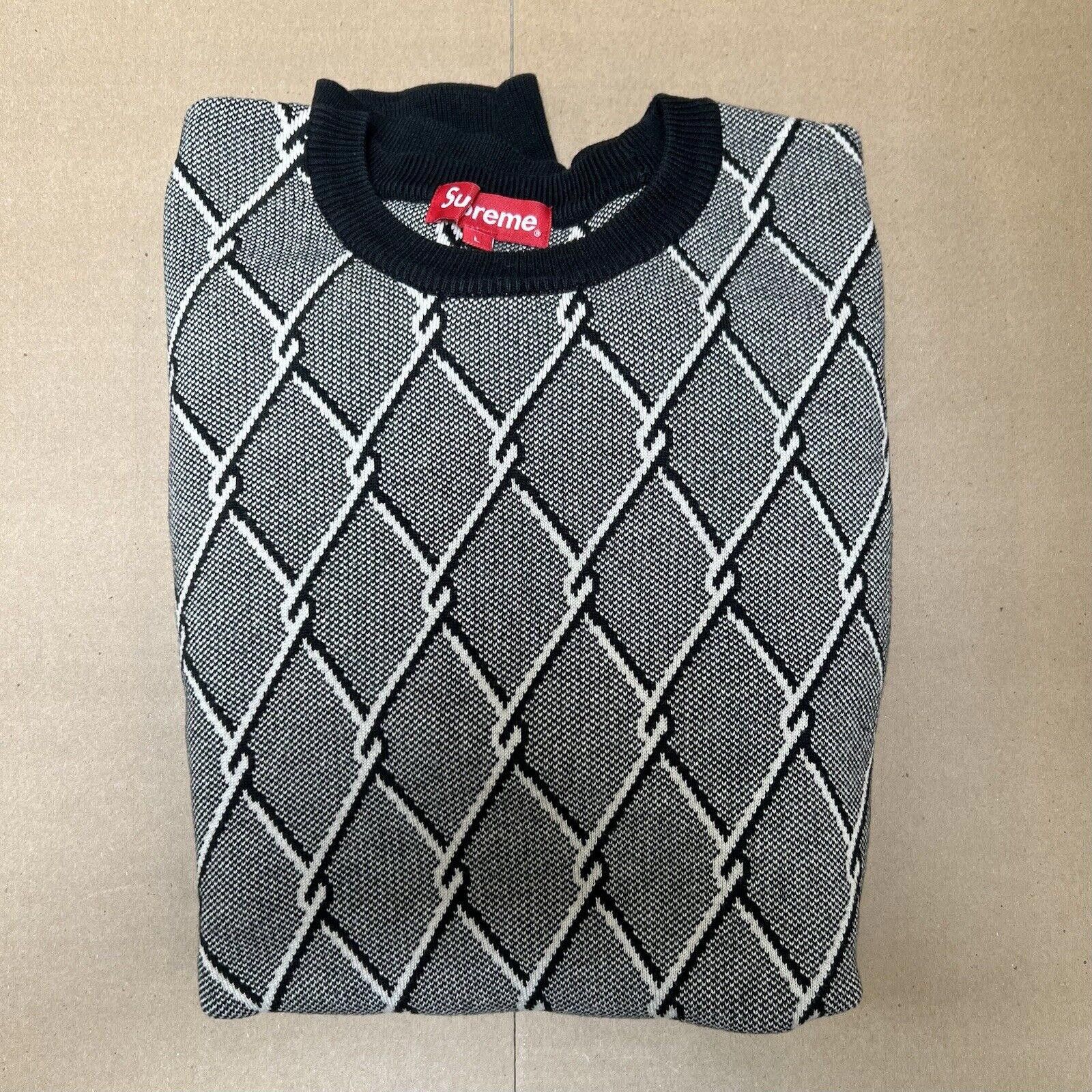ネ*ギ様 supreme chain link sweater Supreme Chain Link Sweater | Grailed