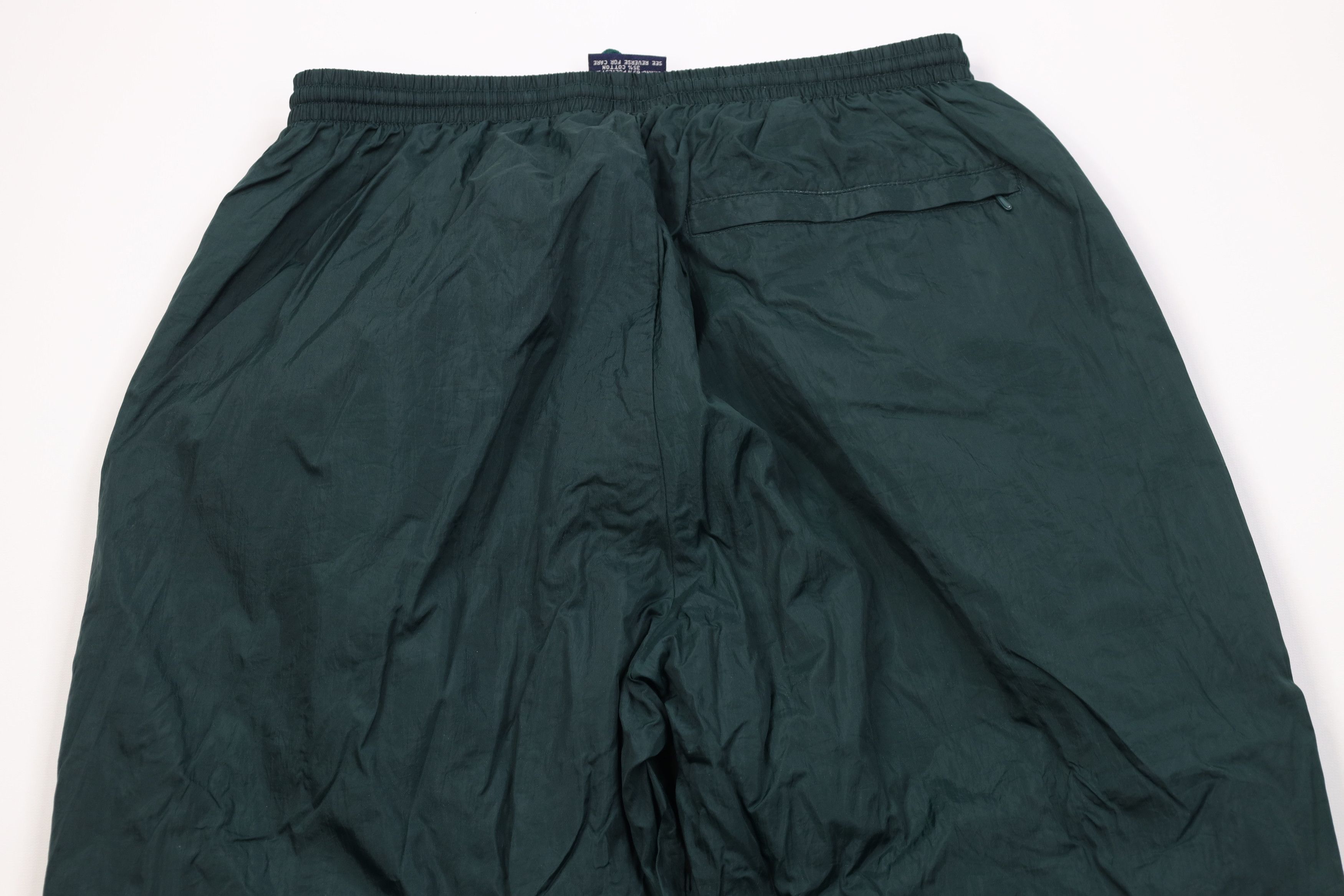Vintage Vintage 90s Streetwear Lined Windbreaker Joggers Pants Green Size US 36 / EU 52 - 13 Thumbnail