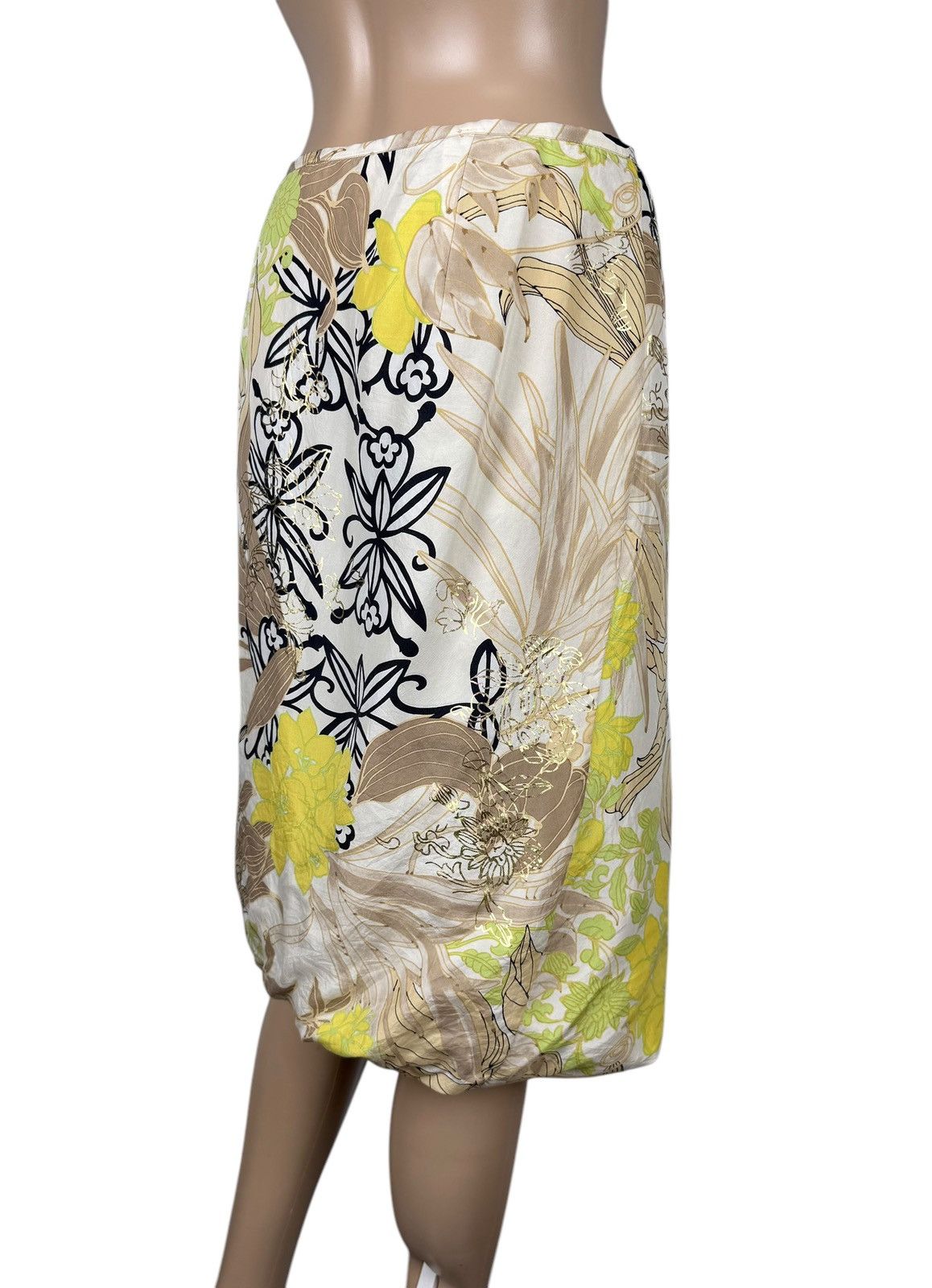 Other Marc Cain Silk Printed Wrap Skirt Floral Print size 4 Size 26" / US 2 / IT 38 - 7 Thumbnail
