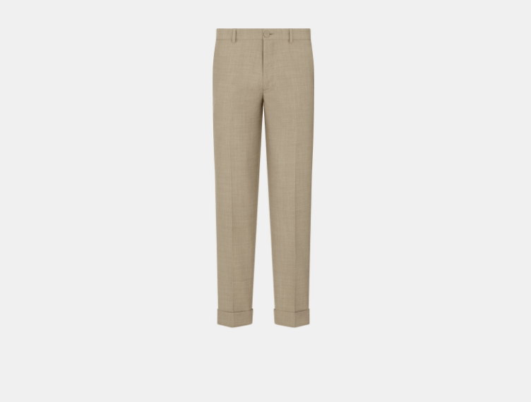 Dior o1w1db11225 483C13 Casual Pant in Beige Size US 30 / EU 46 - 1 Thumbnail