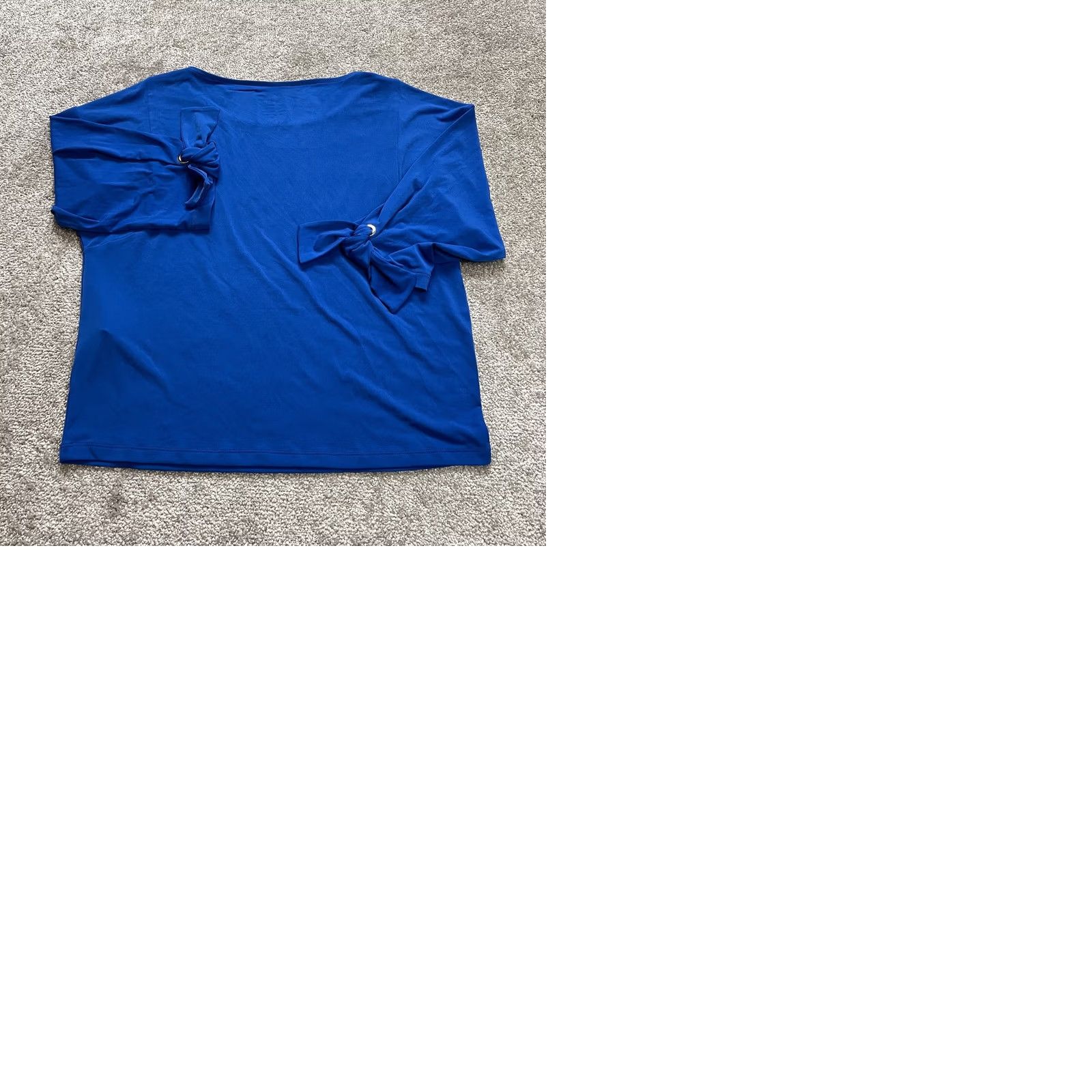 Vintage Chico's Tee Shirt Womens Blue 8/10 T-Shirt Round Neck Long Sleeve Pullover Casual / Formal Top Women XS? Size M / US 6-8 / IT 42-44 - 9 Thumbnail