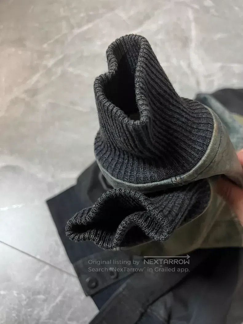 RRL Ralph Lauren RRL Ralph Lauren Blue dyed leather sleeves old baseball je Size US M / EU 48-50 / 2 - 6 Thumbnail