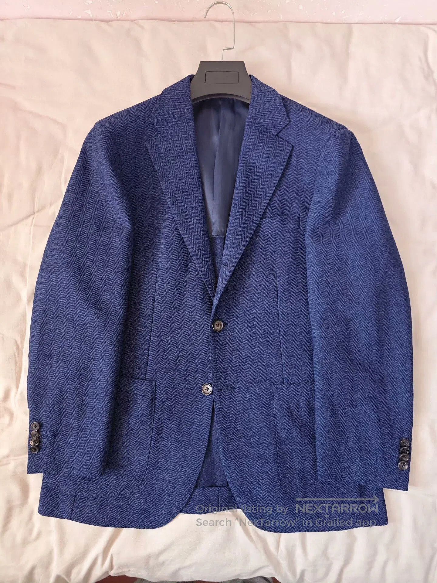 Japanese Brand Italian VBC Wool Custom Suit Jacket. Size US M / EU 48-50 / 2 - 5 Thumbnail