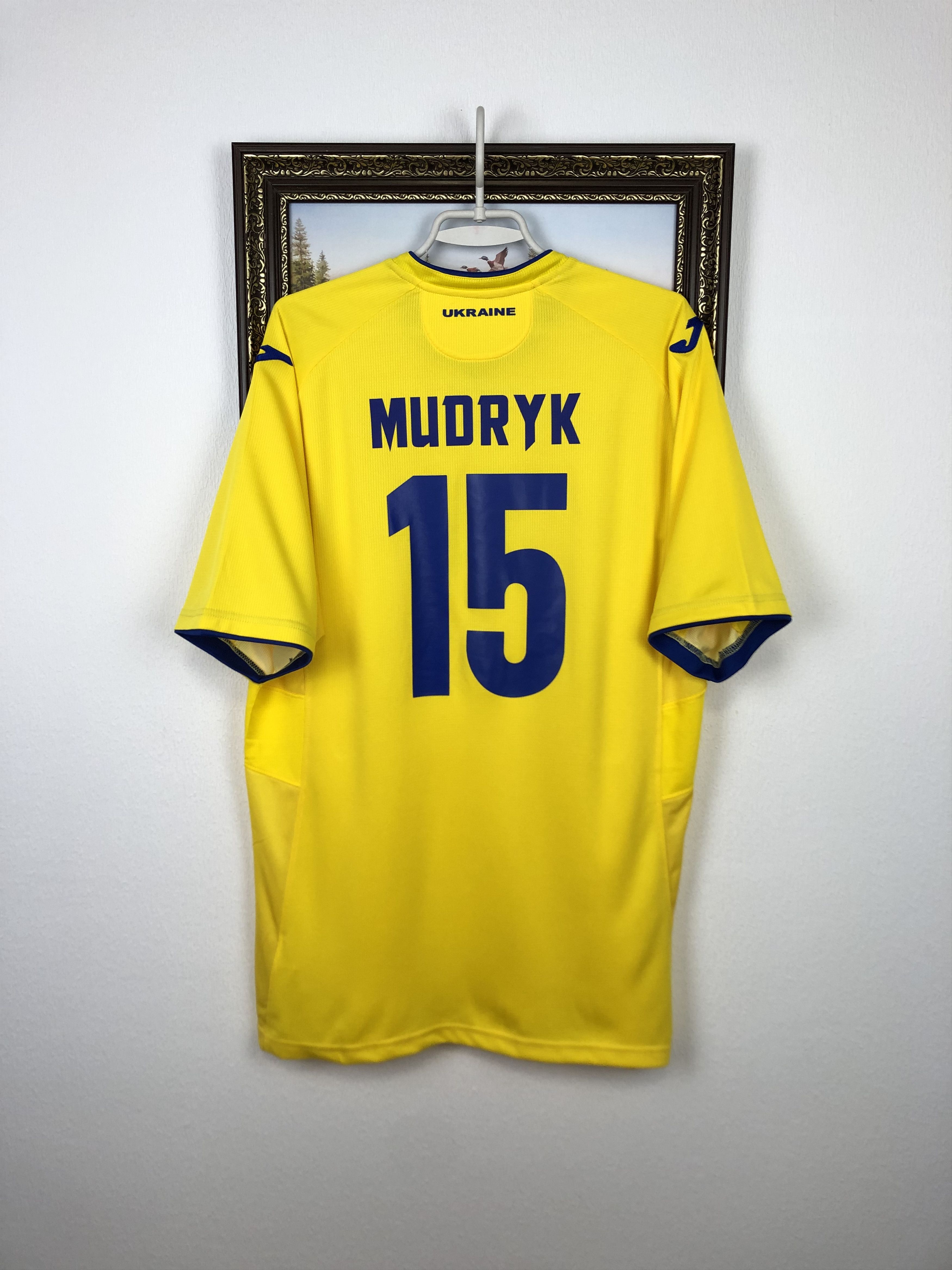 Other Ukraine football shirt 2020 Soccer Joma Mudryk Jersey Size US XL / EU 56 / 4 - 7 Thumbnail