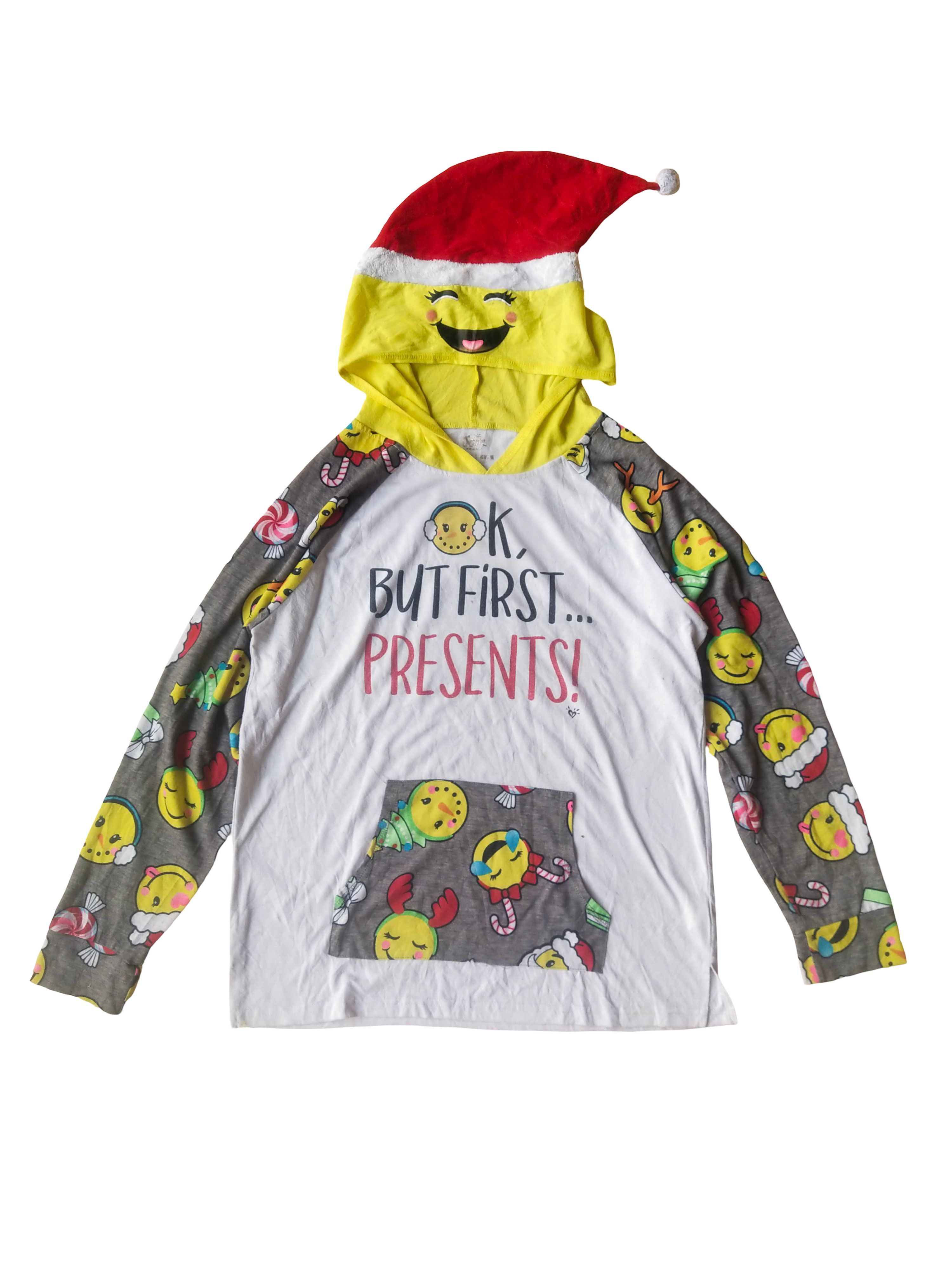 Hysteric Glamour Justice For Adults Christmas Emoji Santa Hoodie Ugly Sweater Size US M / EU 48-50 / 2 - 1 Thumbnail