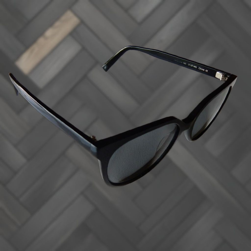 Parker VINTAGE Warby Parker Sunglasses Frames Only Men Adult Black 57mm 17mm 140mm Size ONE SIZE - 1 Thumbnail
