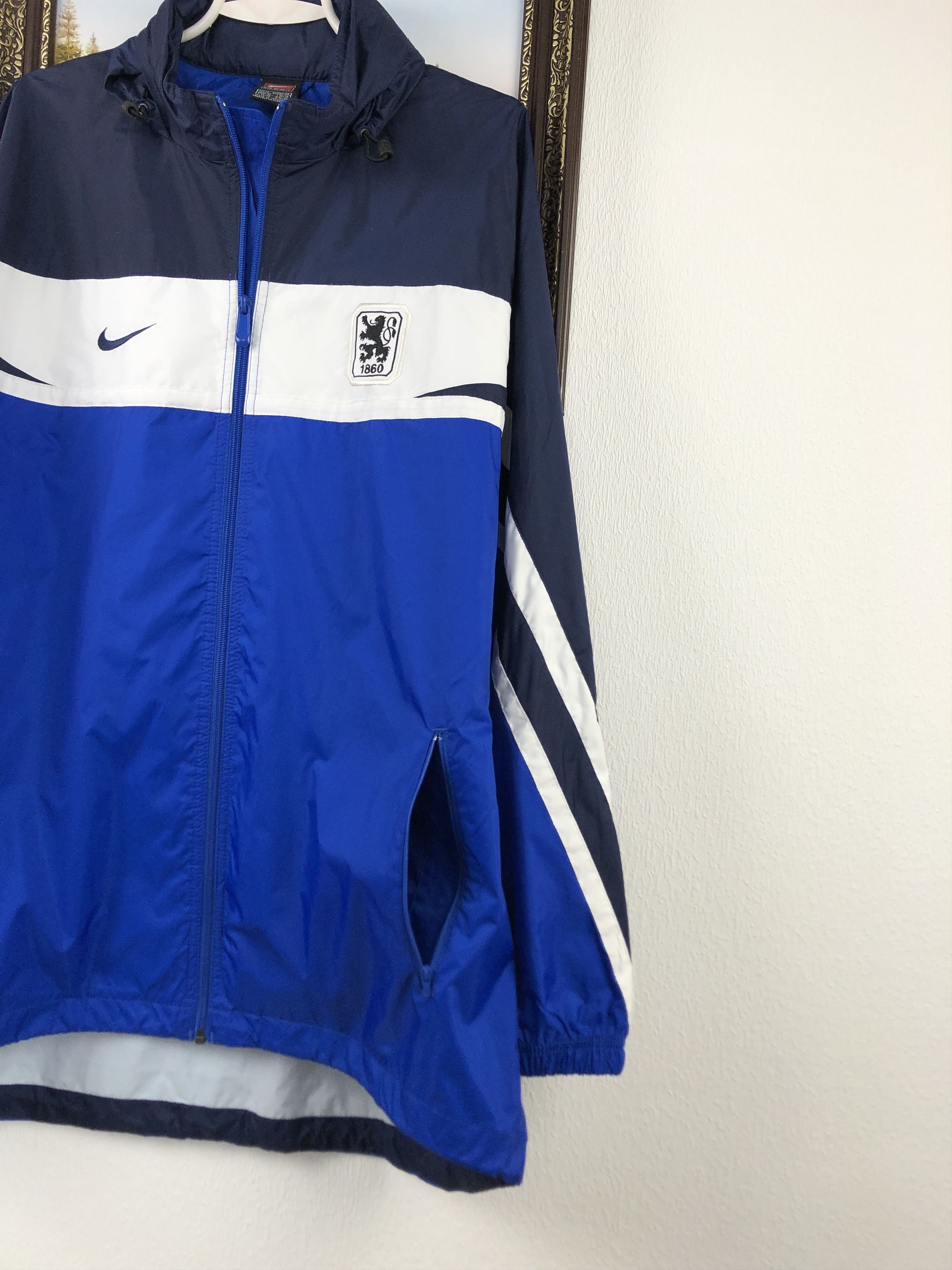 Nike Vintage 1860 Munich Football Jacket Soccer Track Top Zip Size US XL / EU 56 / 4 - 7 Thumbnail