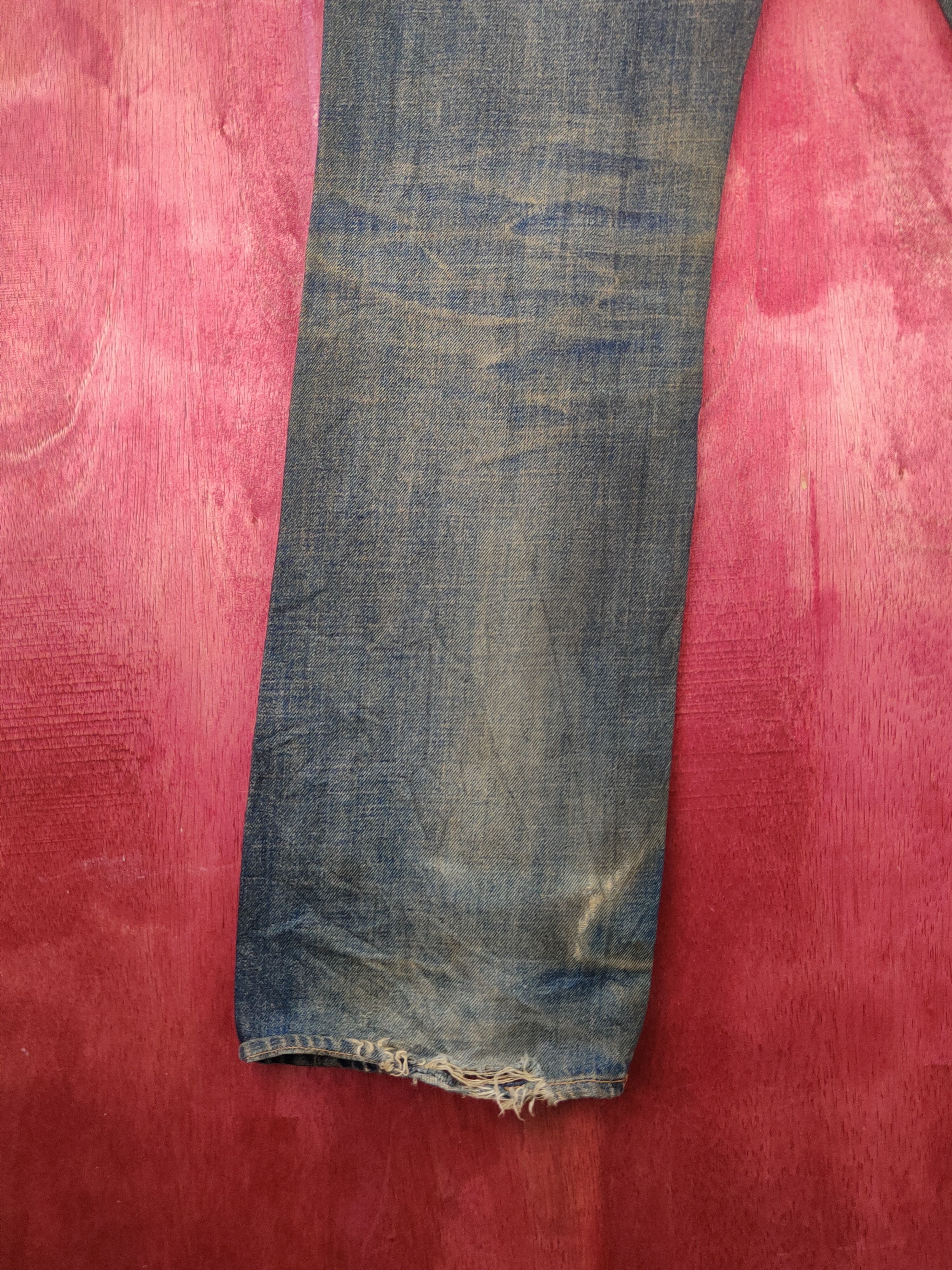 Energie D Energie Dark Blue Distressed faded jeans Denim #S1540 Size US 29 - 10 Thumbnail
