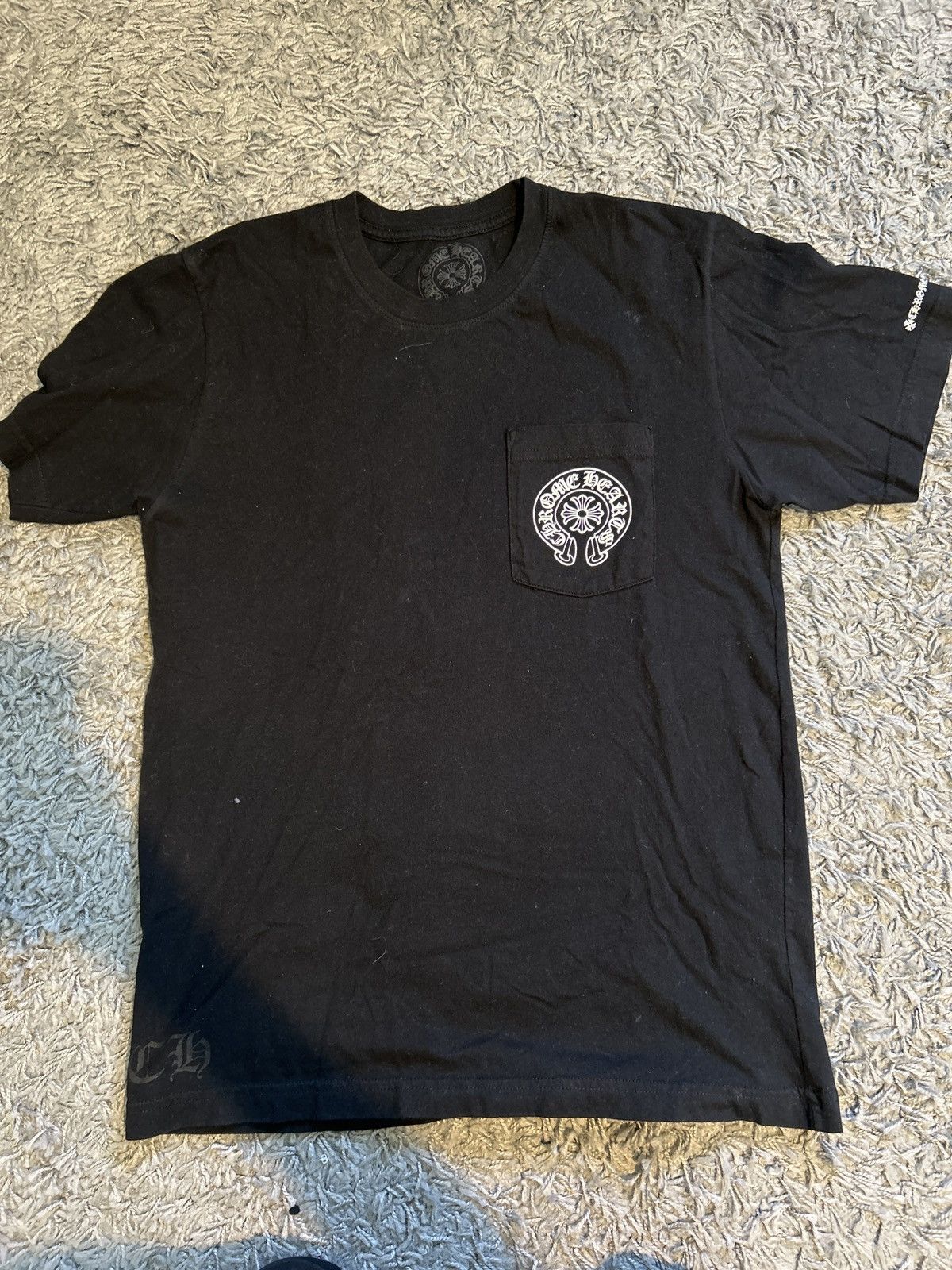 Pre-owned Chrome Hearts Black T-shirt